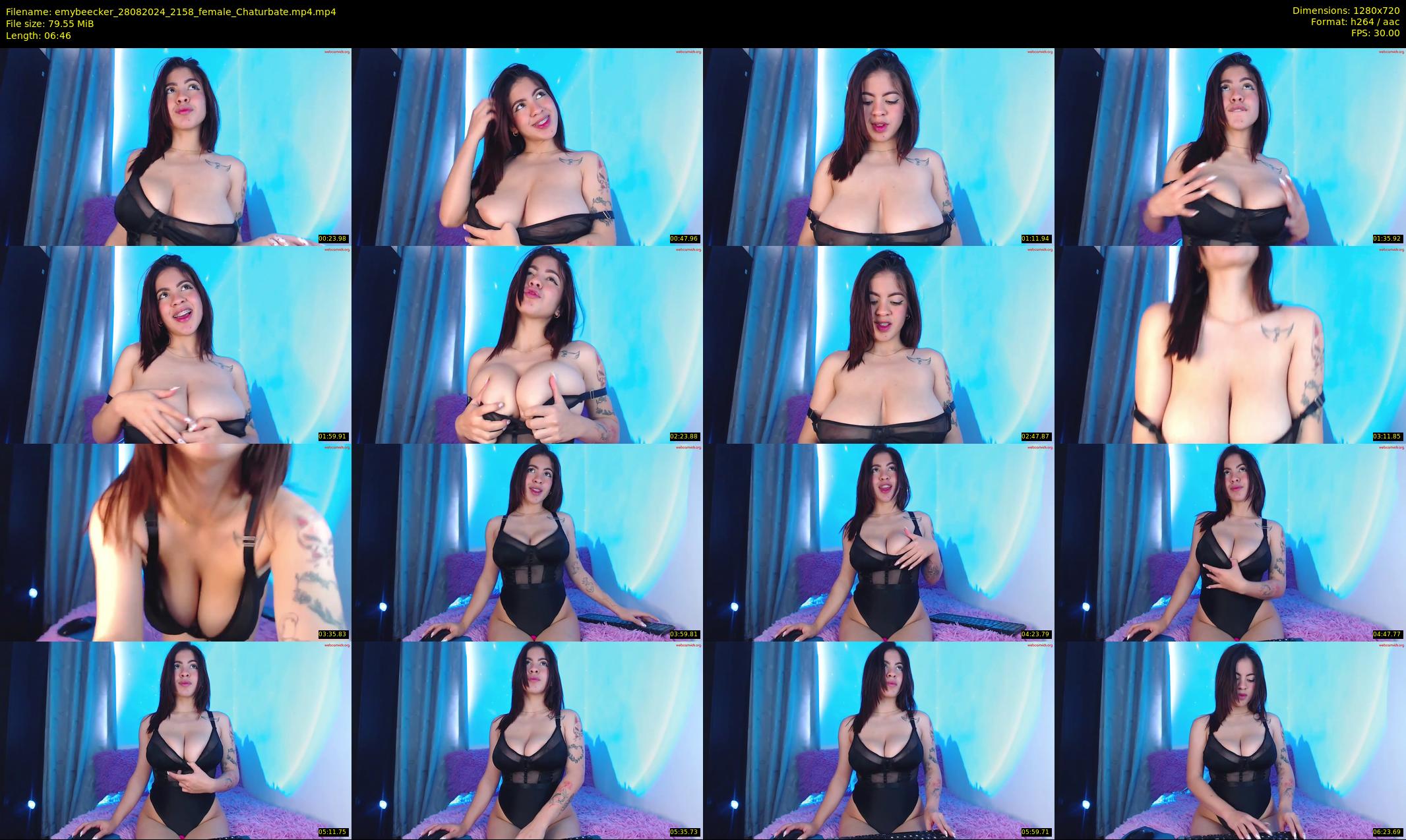 emybeecker — 7 minute Chaturbate female cam show recording, 720p, Aug 28, 2024