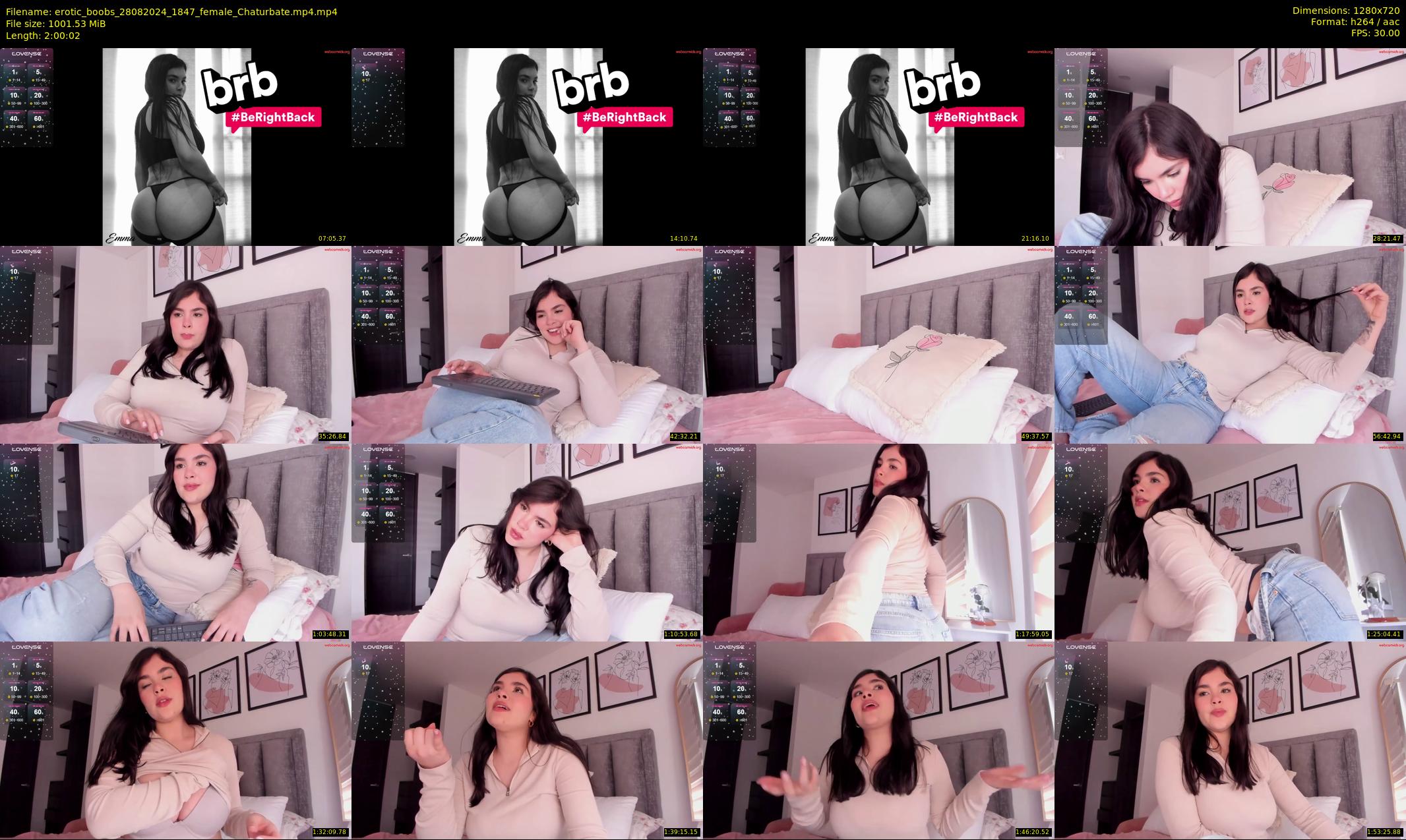 erotic_boobs — 121 minute Chaturbate female cam show recording, 720p, Aug 28, 2024