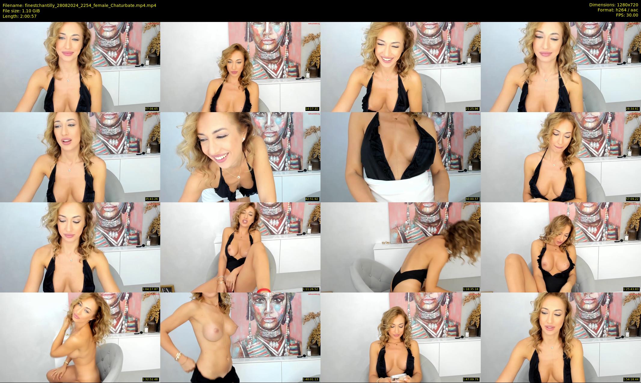 finestchantilly — 121 minute Chaturbate female cam show recording, 720p, Aug 28, 2024
