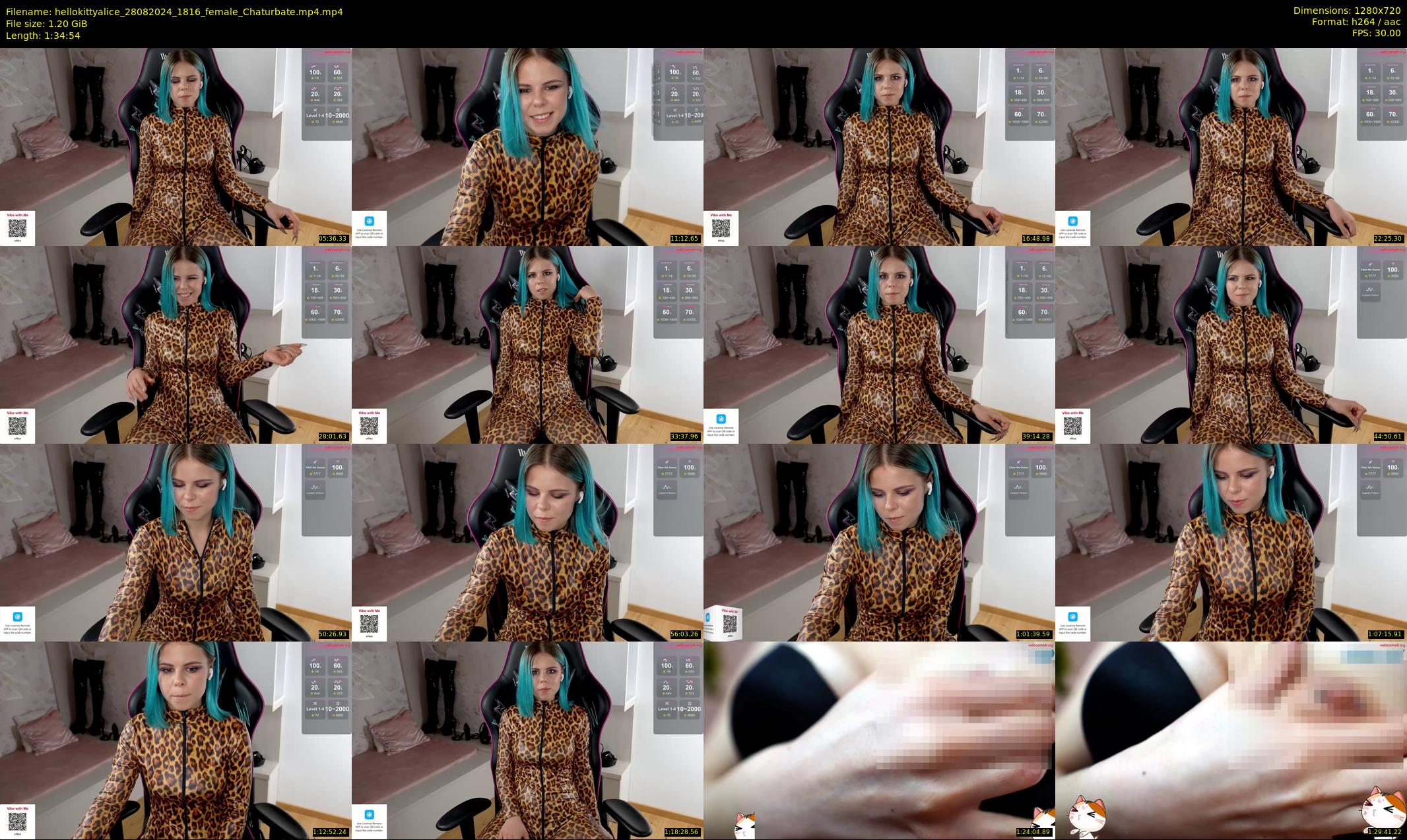 hellokittyalice — 95 minute Chaturbate female cam show recording, 720p, Aug 28, 2024