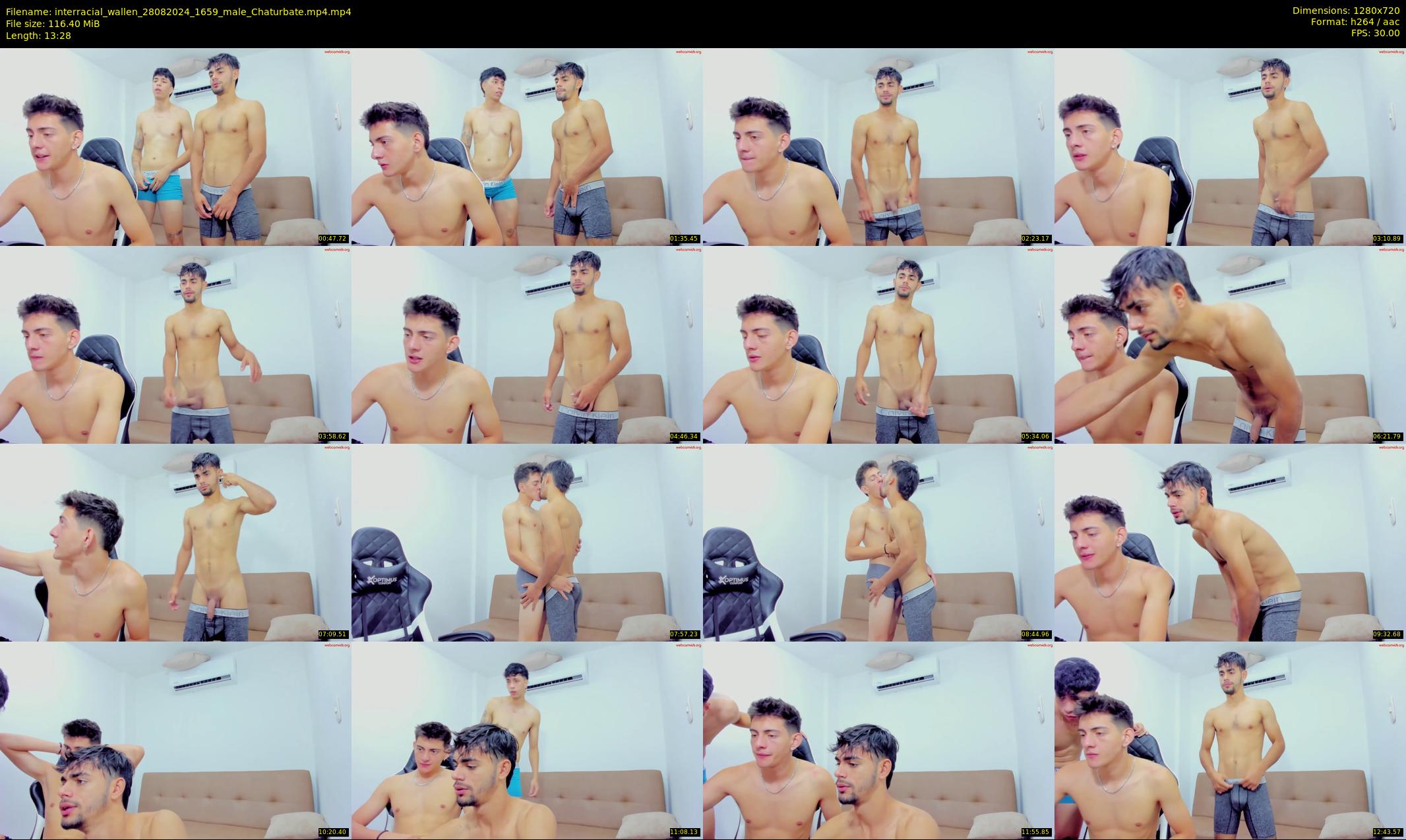 interracial_wallen — 14 minute Chaturbate couple cam show recording, 720p, Aug 28, 2024