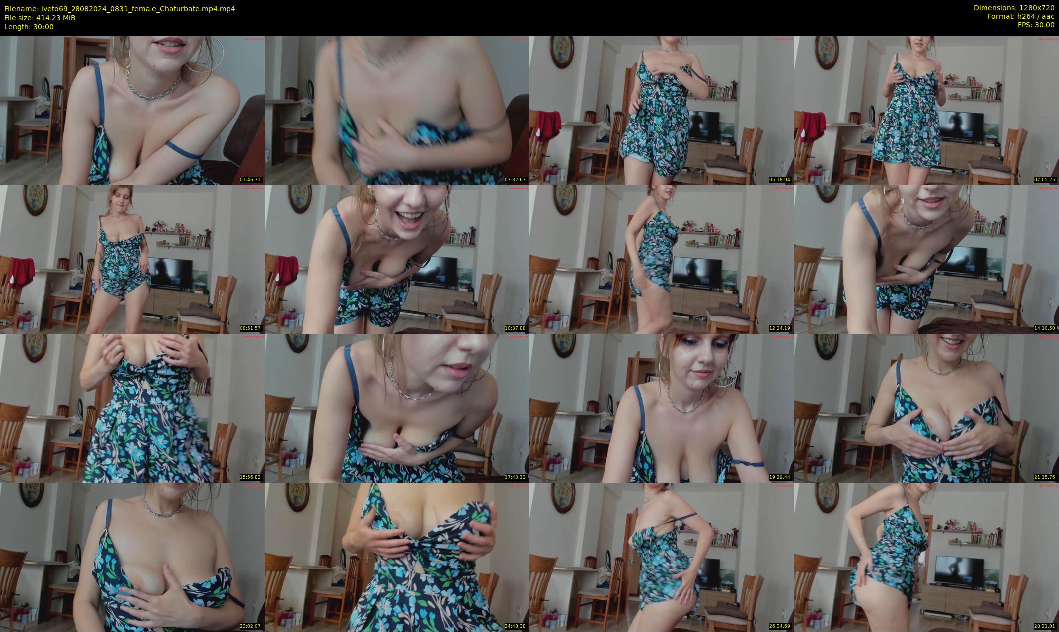 iveto69 — 30 minute Chaturbate female cam show recording, 720p, Aug 28, 2024