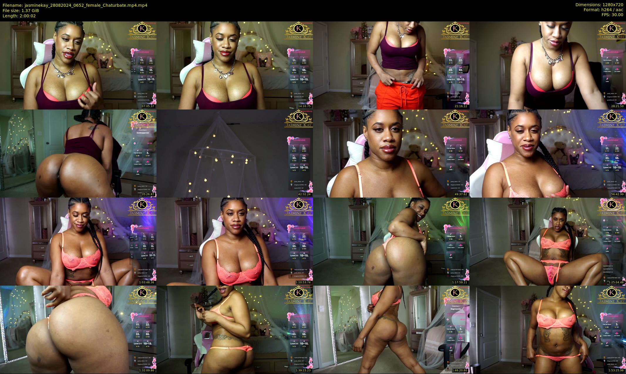 jasminekay — 121 minute Chaturbate female cam show recording, 720p, Aug 28, 2024