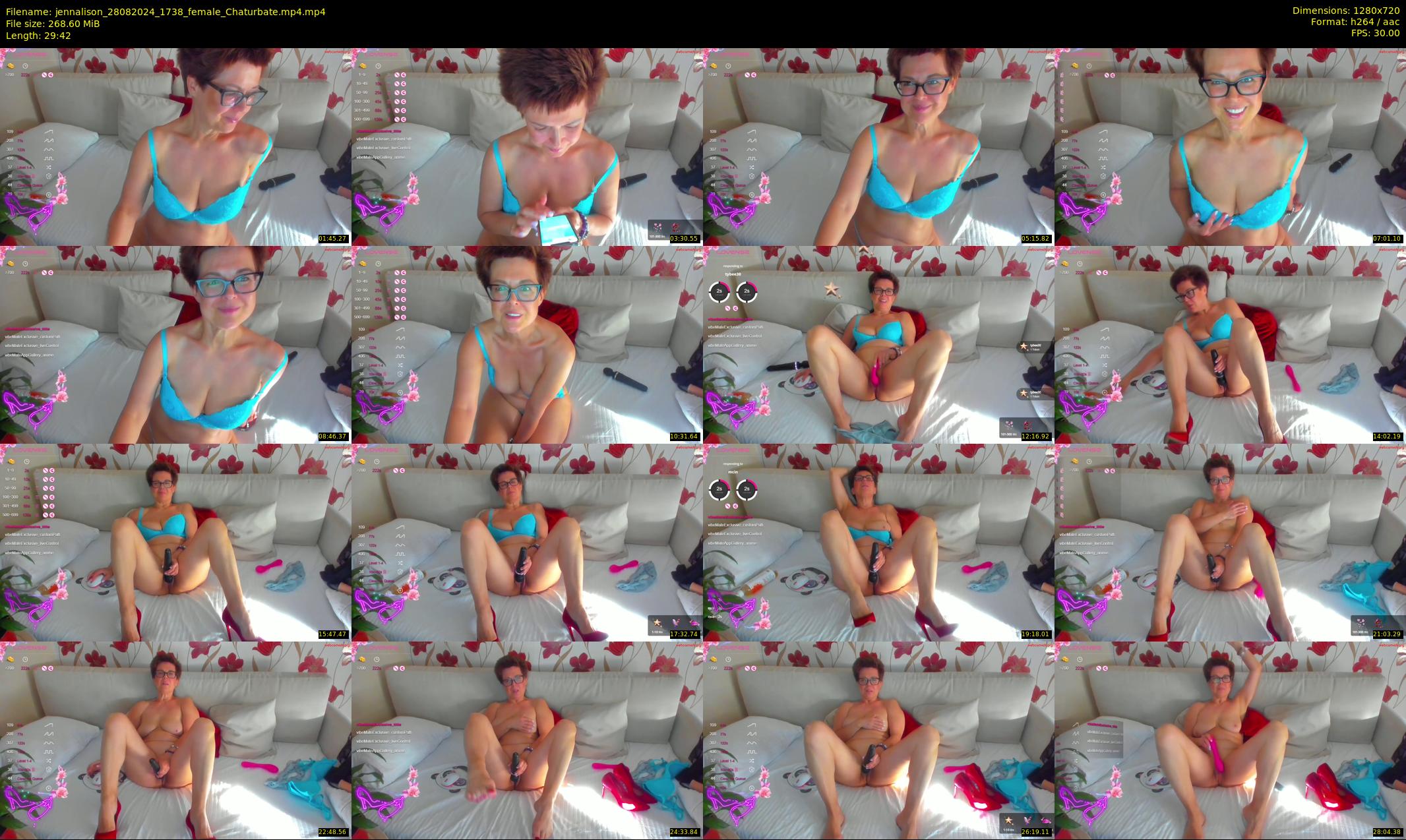 jennalison — 30 minute Chaturbate female cam show recording, 720p, Aug 28, 2024