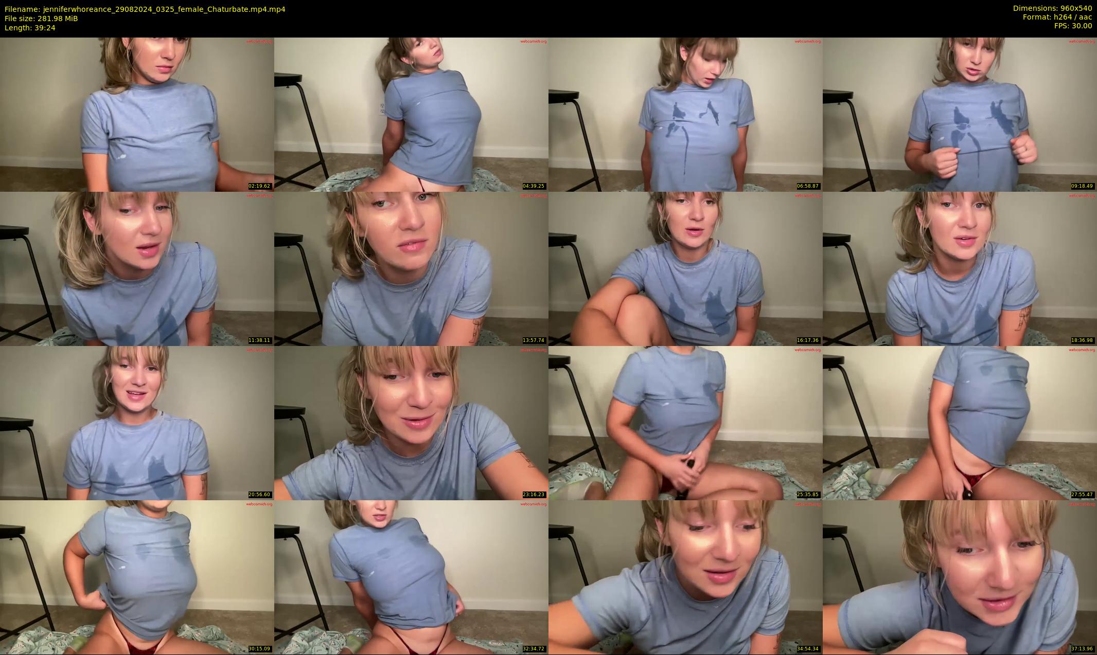 jenniferwhoreance — 40 minute Chaturbate female cam show recording, 480p, Aug 29, 2024