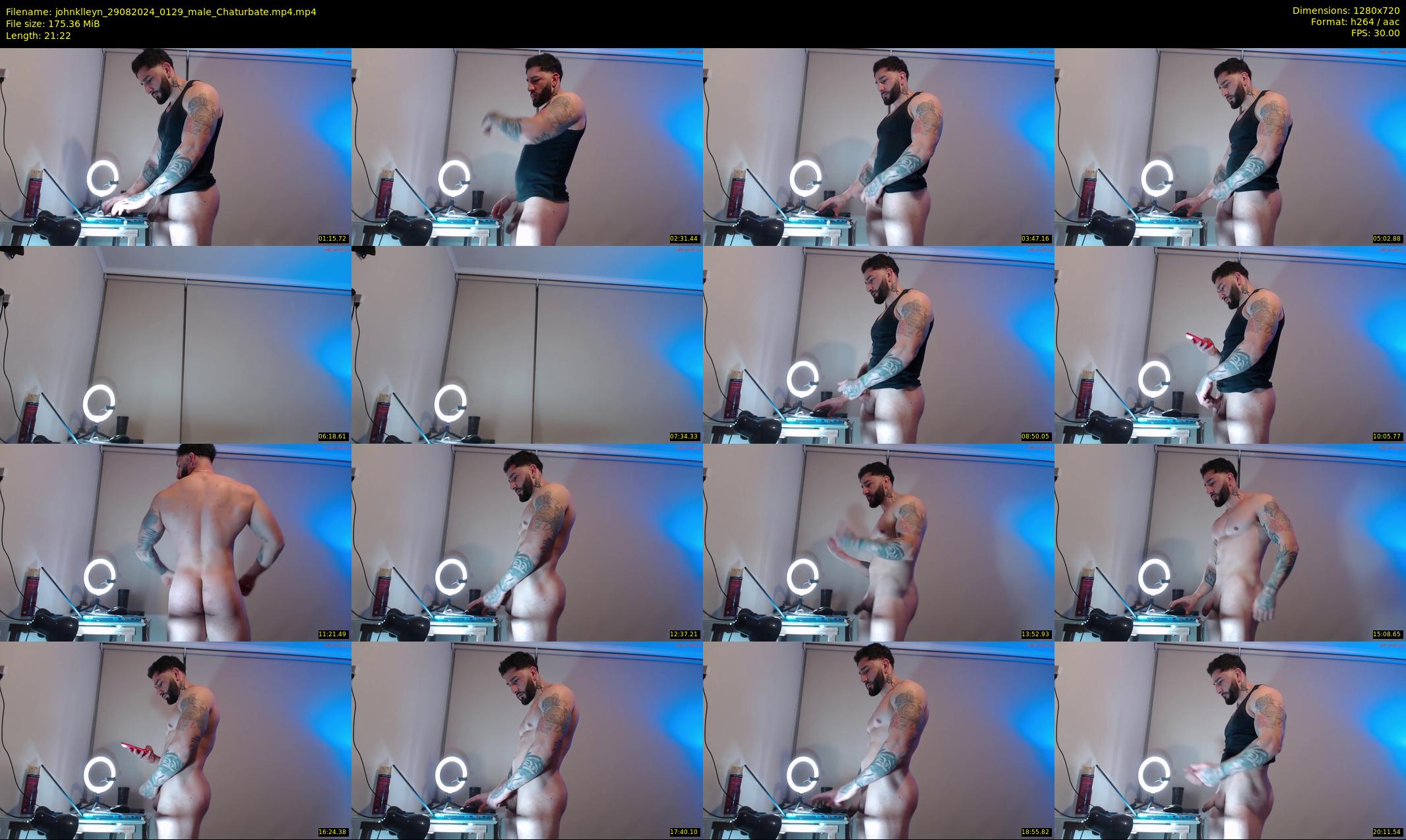 johnklleyn — 22 minute Chaturbate male cam show recording, 720p, Aug 29, 2024