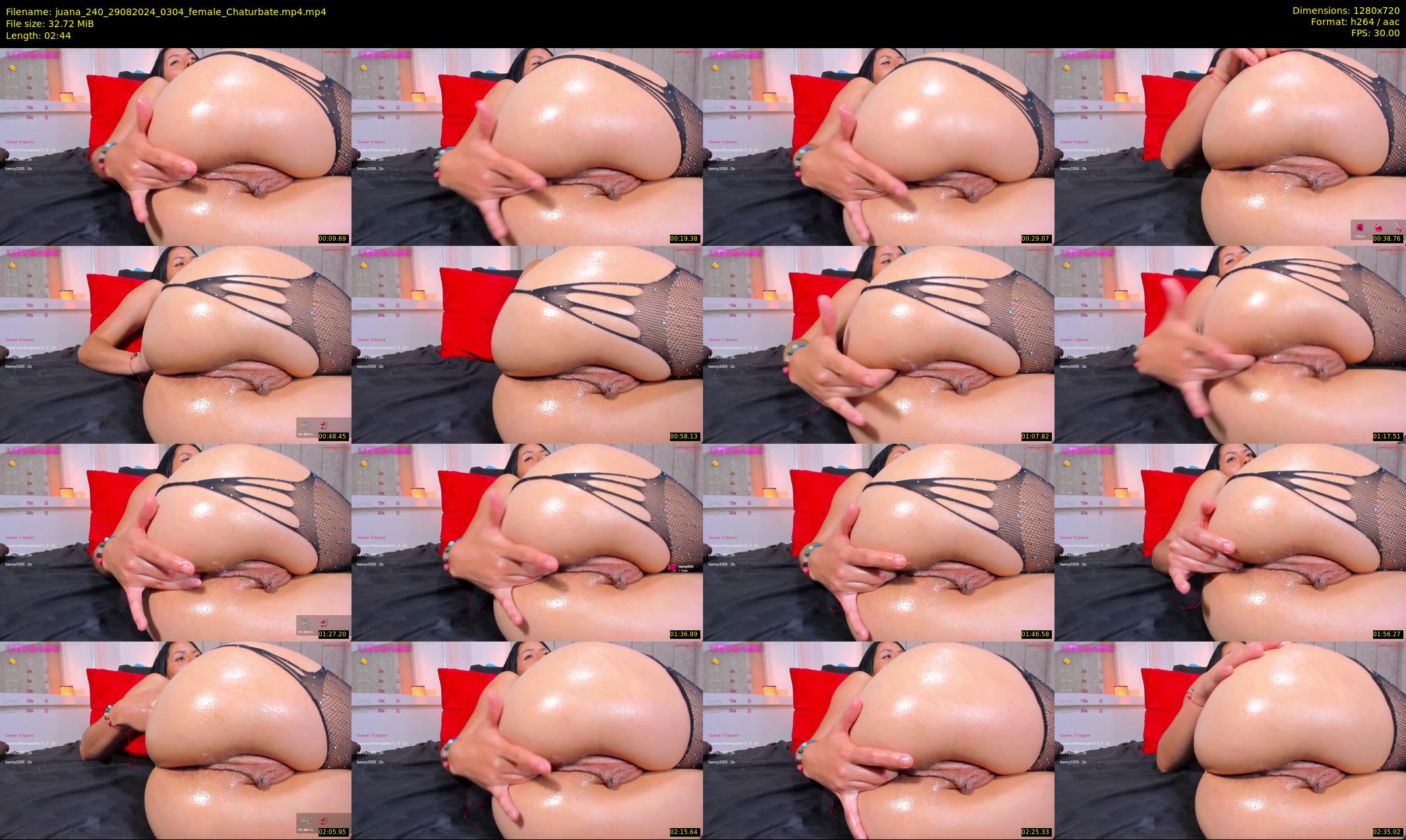 juana_240 — 3 minute Chaturbate female cam show recording, 720p, Aug 29, 2024