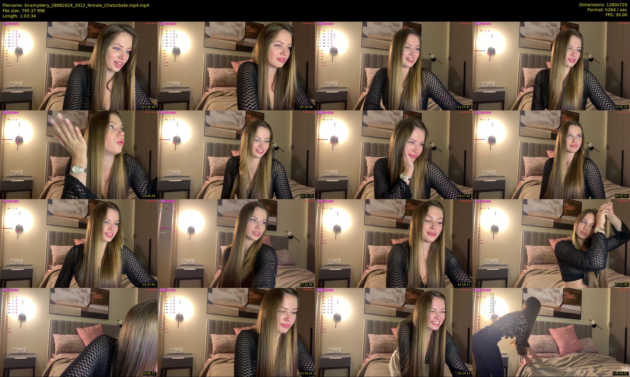 kiramystery — 64 minute Chaturbate female cam show recording, 720p, Aug 28, 2024