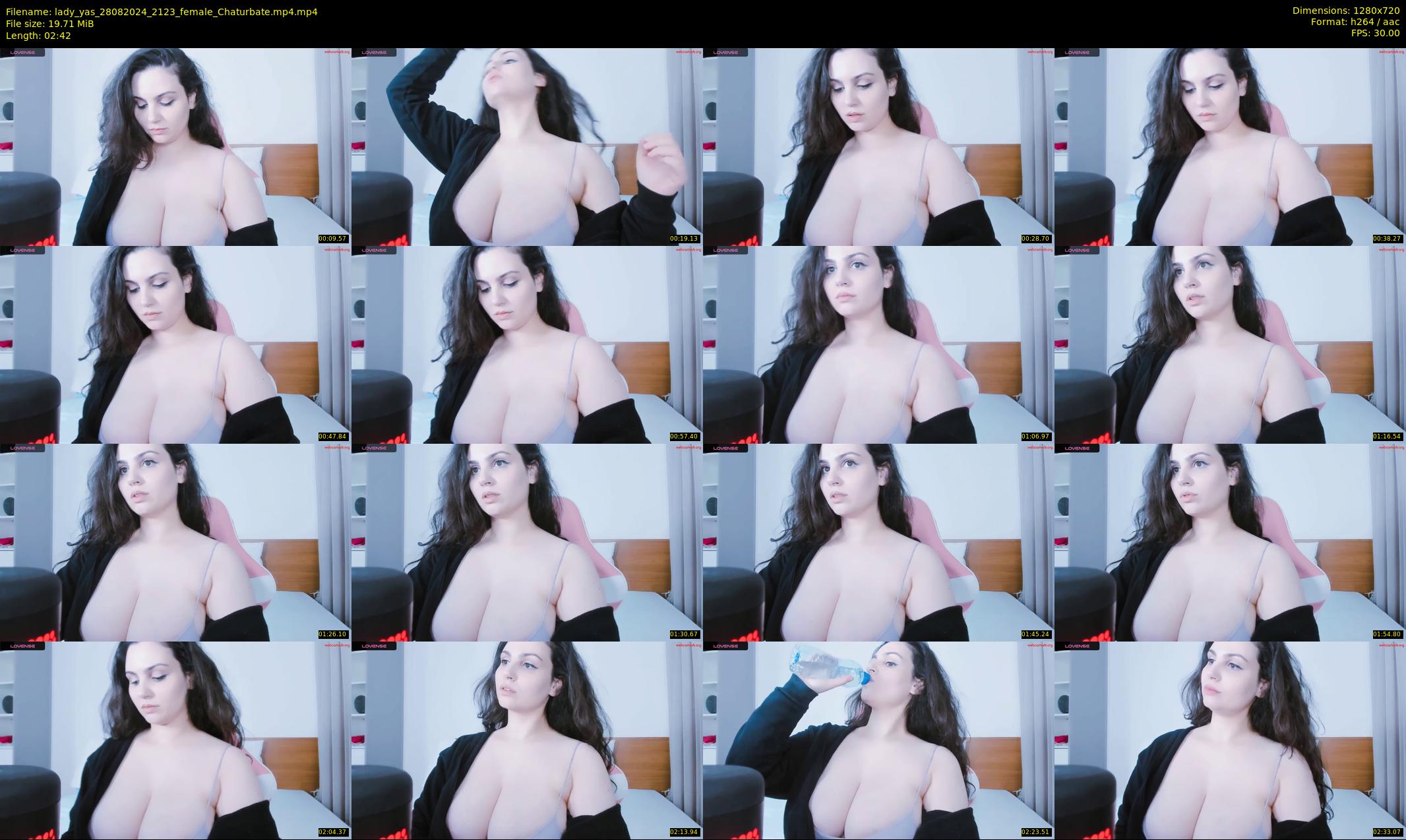 lady_yas — 3 minute Chaturbate female cam show recording, 720p, Aug 28, 2024