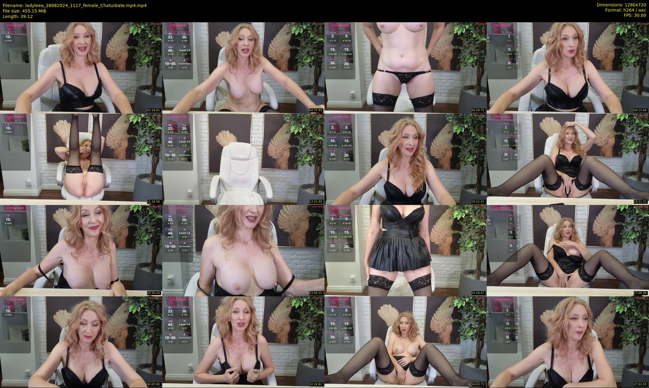 ladyleea — 40 minute Chaturbate female cam show recording, 720p, Aug 28, 2024