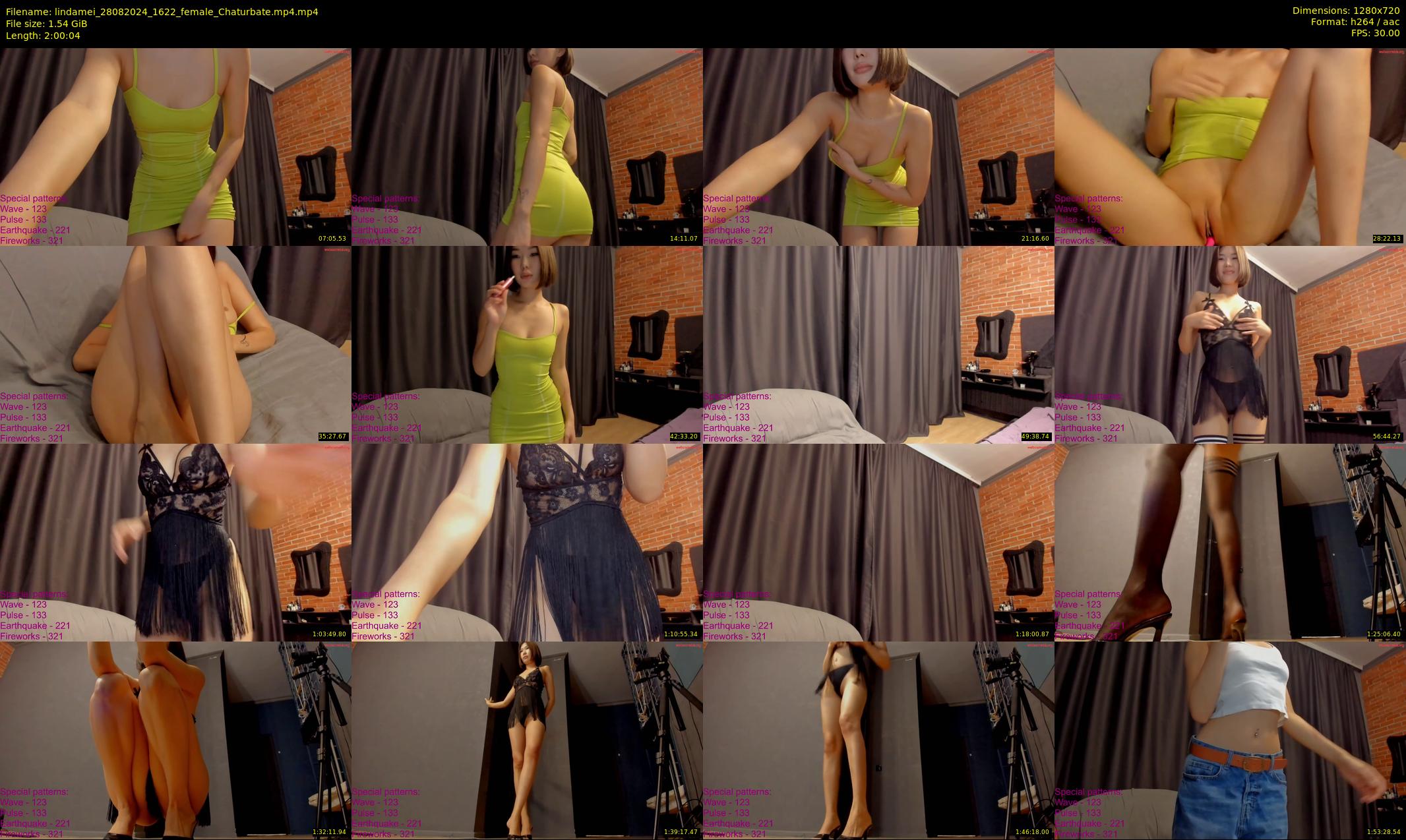 lindamei — 121 minute Chaturbate female cam show recording, 720p, Aug 28, 2024