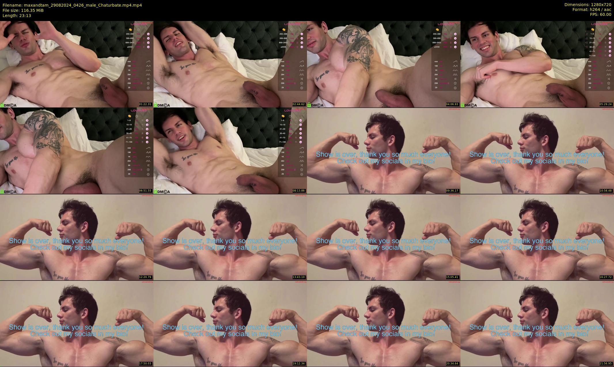 maxandtam — 24 minute Chaturbate couple cam show recording, 720p, Aug 29, 2024