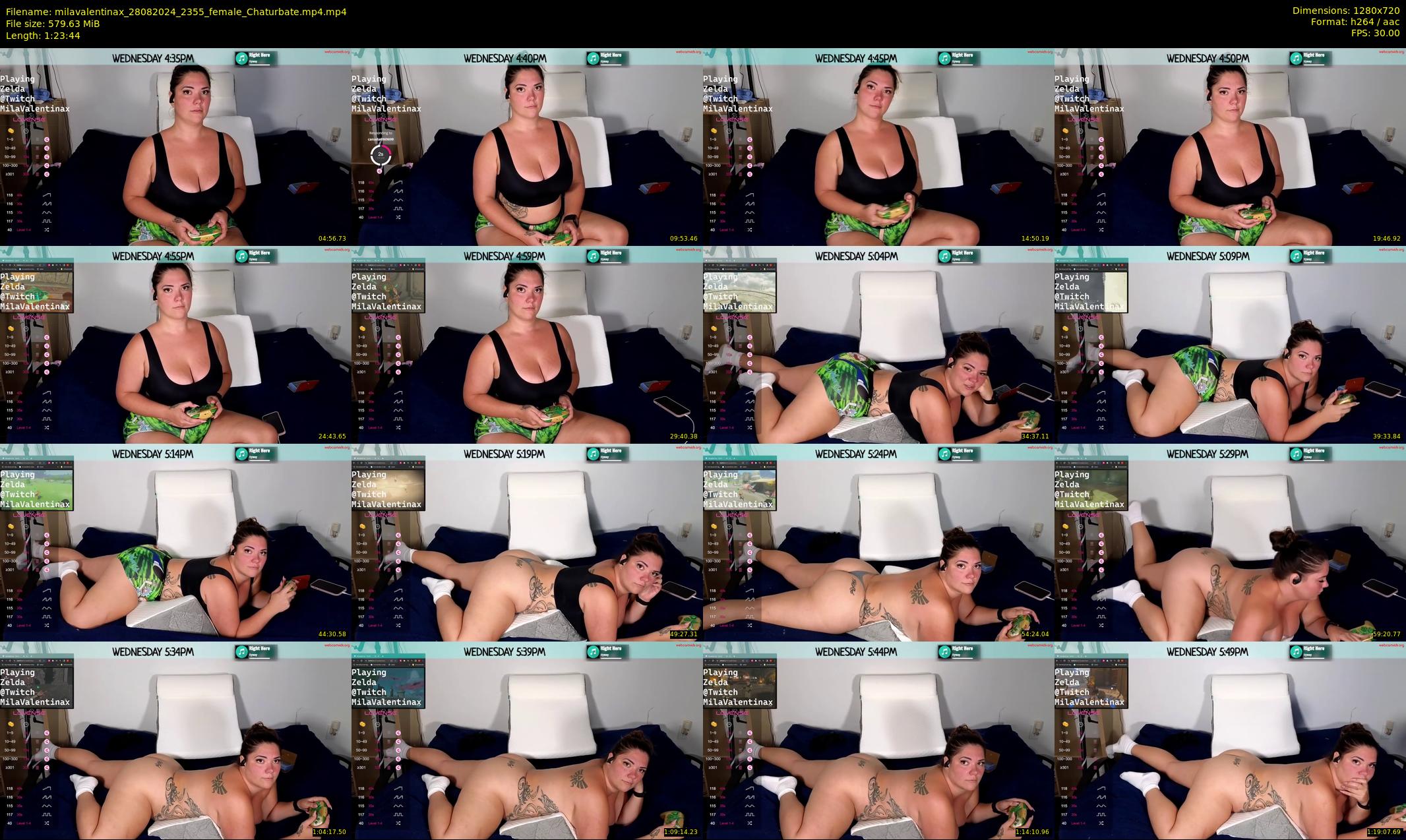 milavalentinax — 84 minute Chaturbate female cam show recording, 720p, Aug 28, 2024