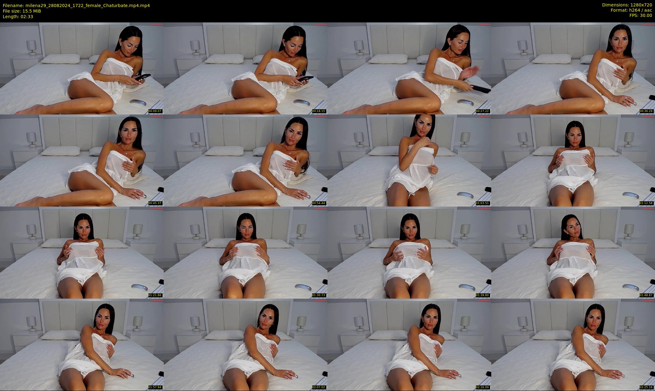 milena29 — 3 minute Chaturbate female cam show recording, 720p, Aug 28, 2024