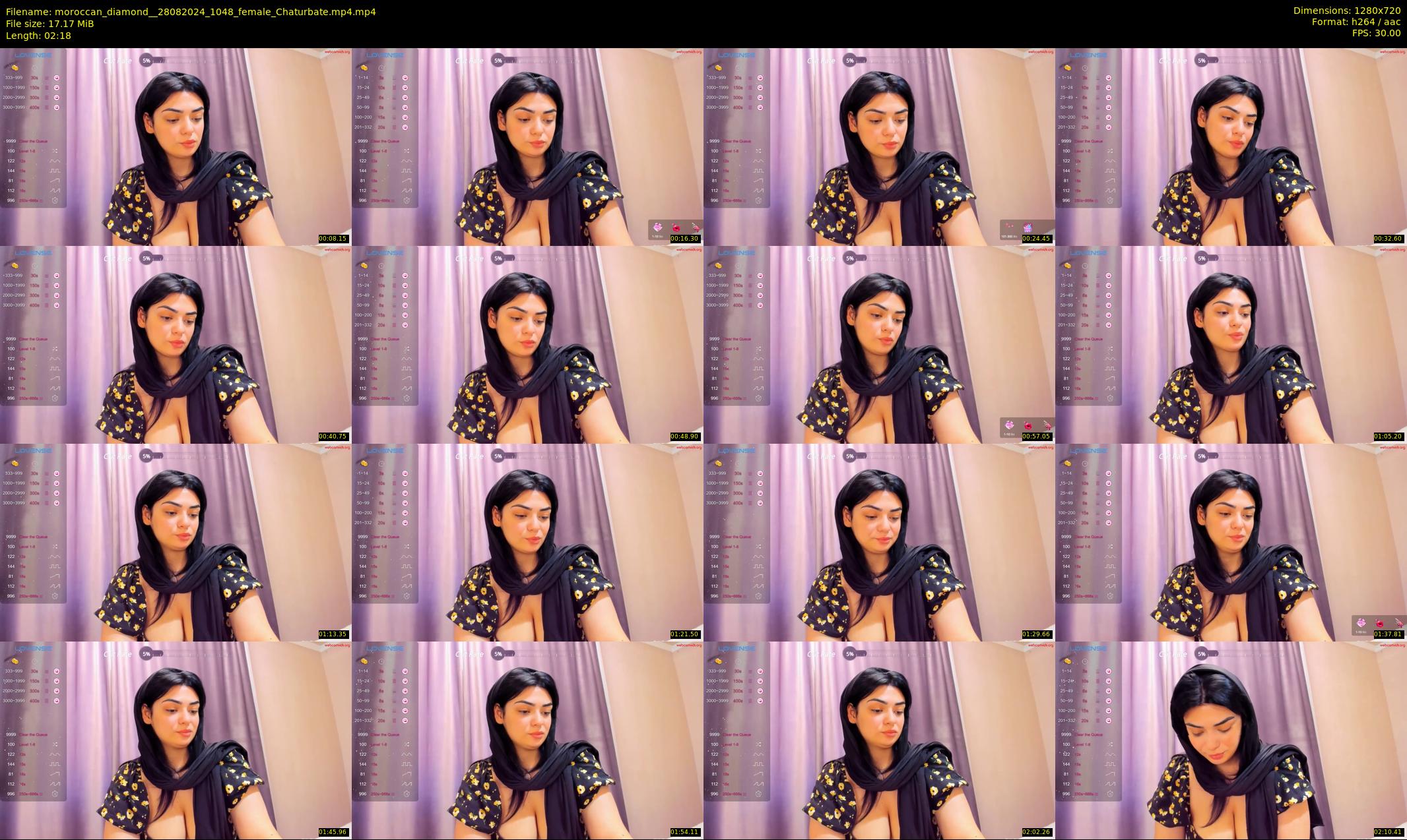 moroccan_diamond_ — 3 minute Chaturbate female cam show recording, 720p, Aug 28, 2024