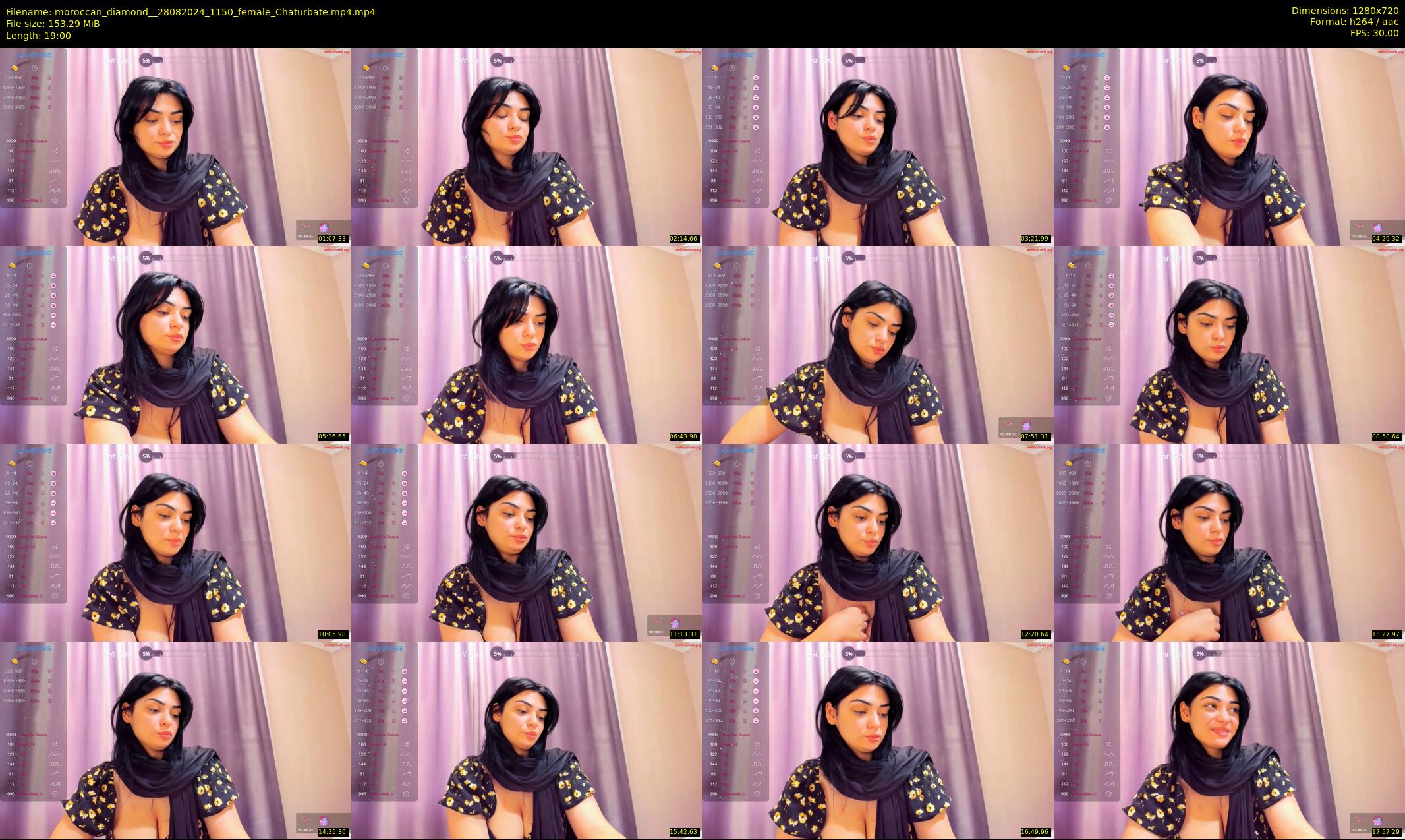 moroccan_diamond_ — 19 minute Chaturbate female cam show recording, 720p, Aug 28, 2024