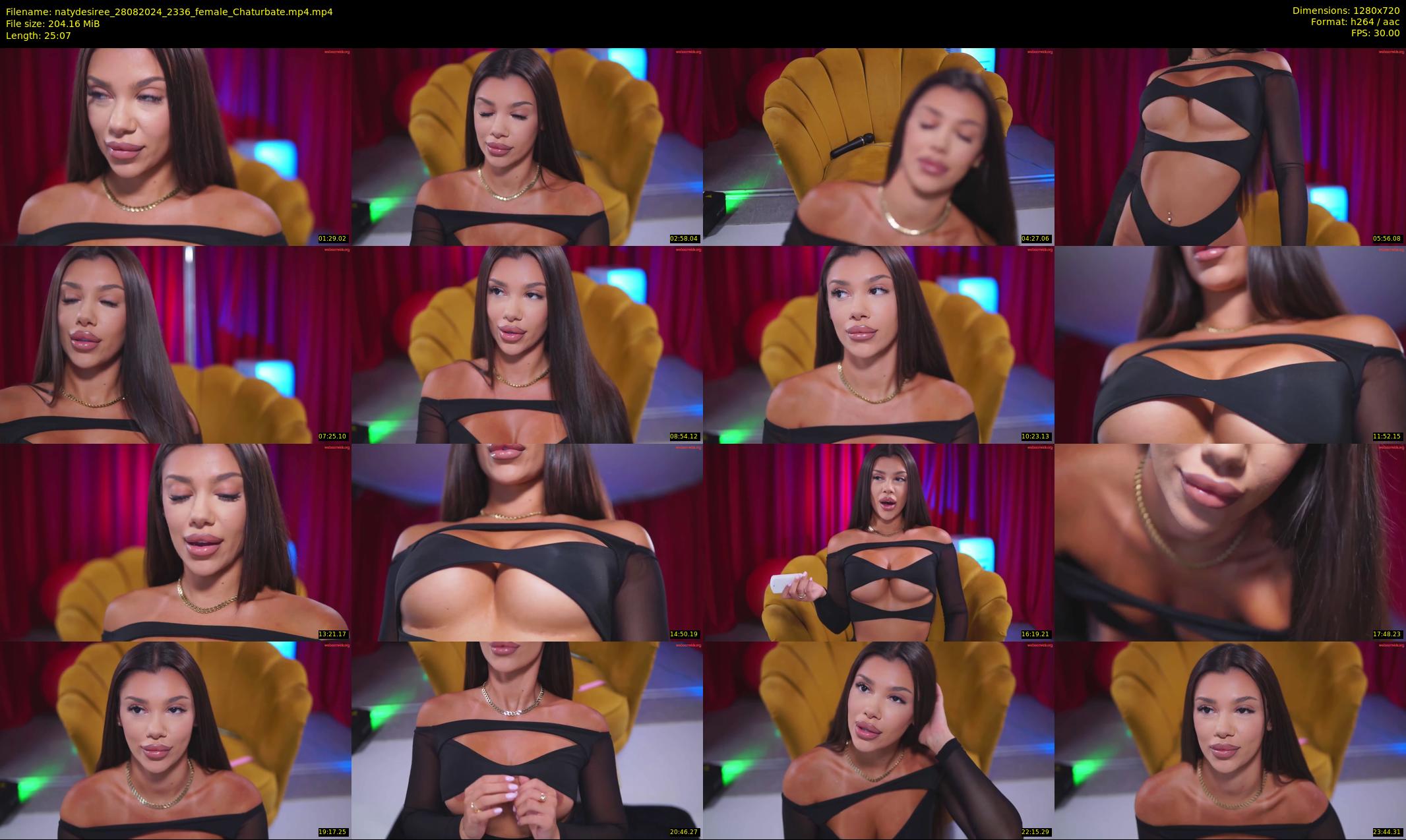 natydesiree — 26 minute Chaturbate female cam show recording, 720p, Aug 28, 2024