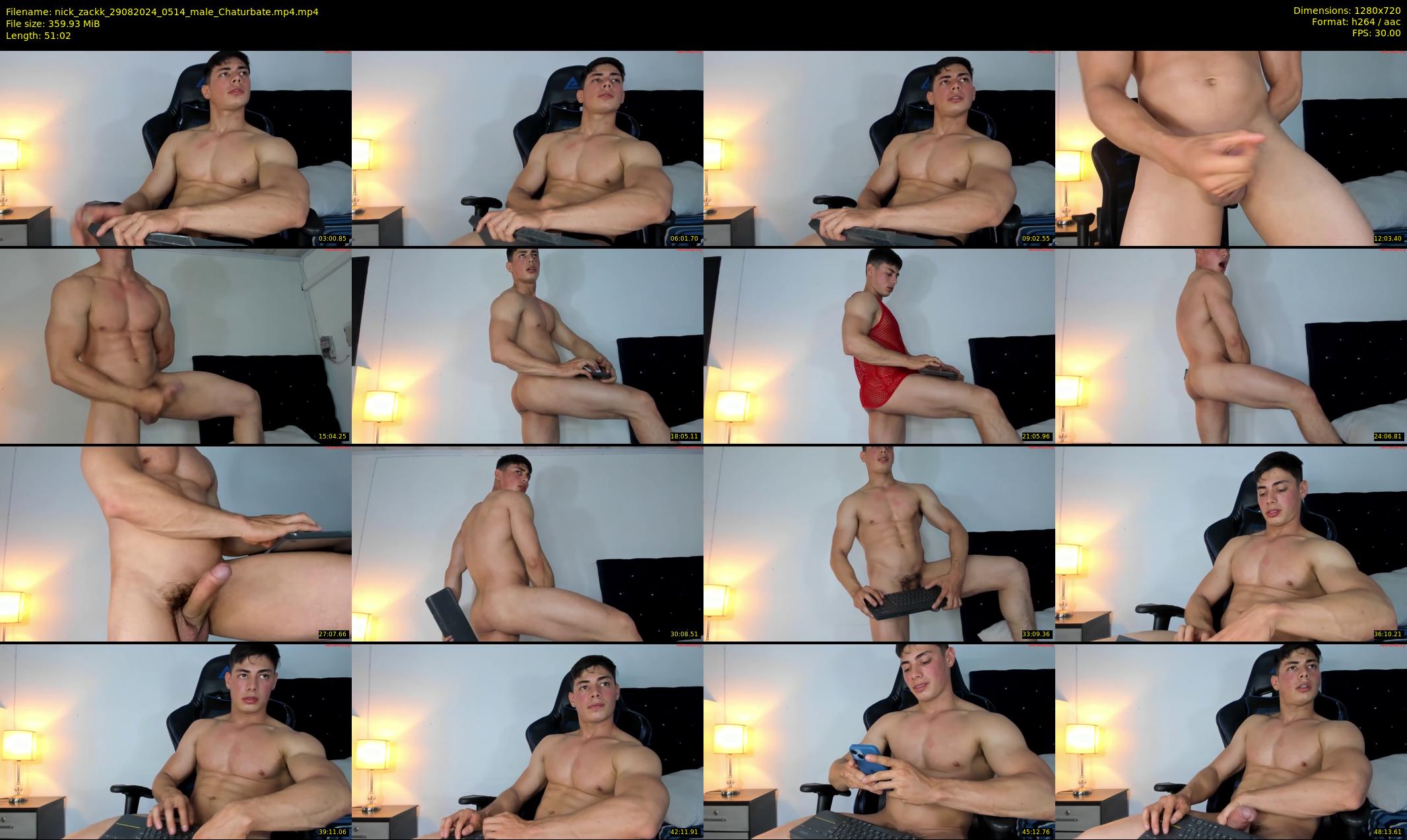 nick_zackk — 52 minute Chaturbate male cam show recording, 720p, Aug 29, 2024