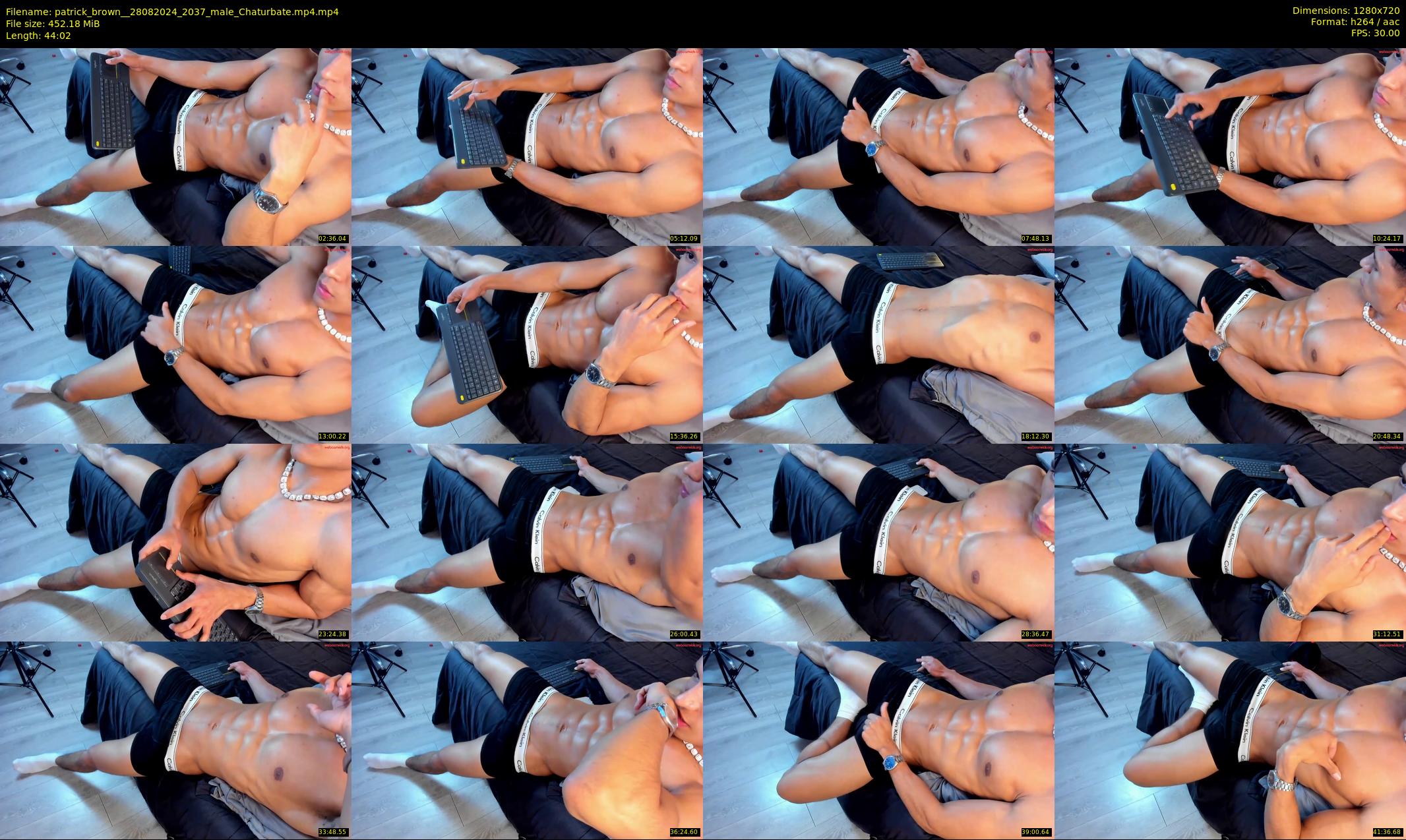 patrick_brown_ — 45 minute Chaturbate male cam show recording, 720p, Aug 28, 2024