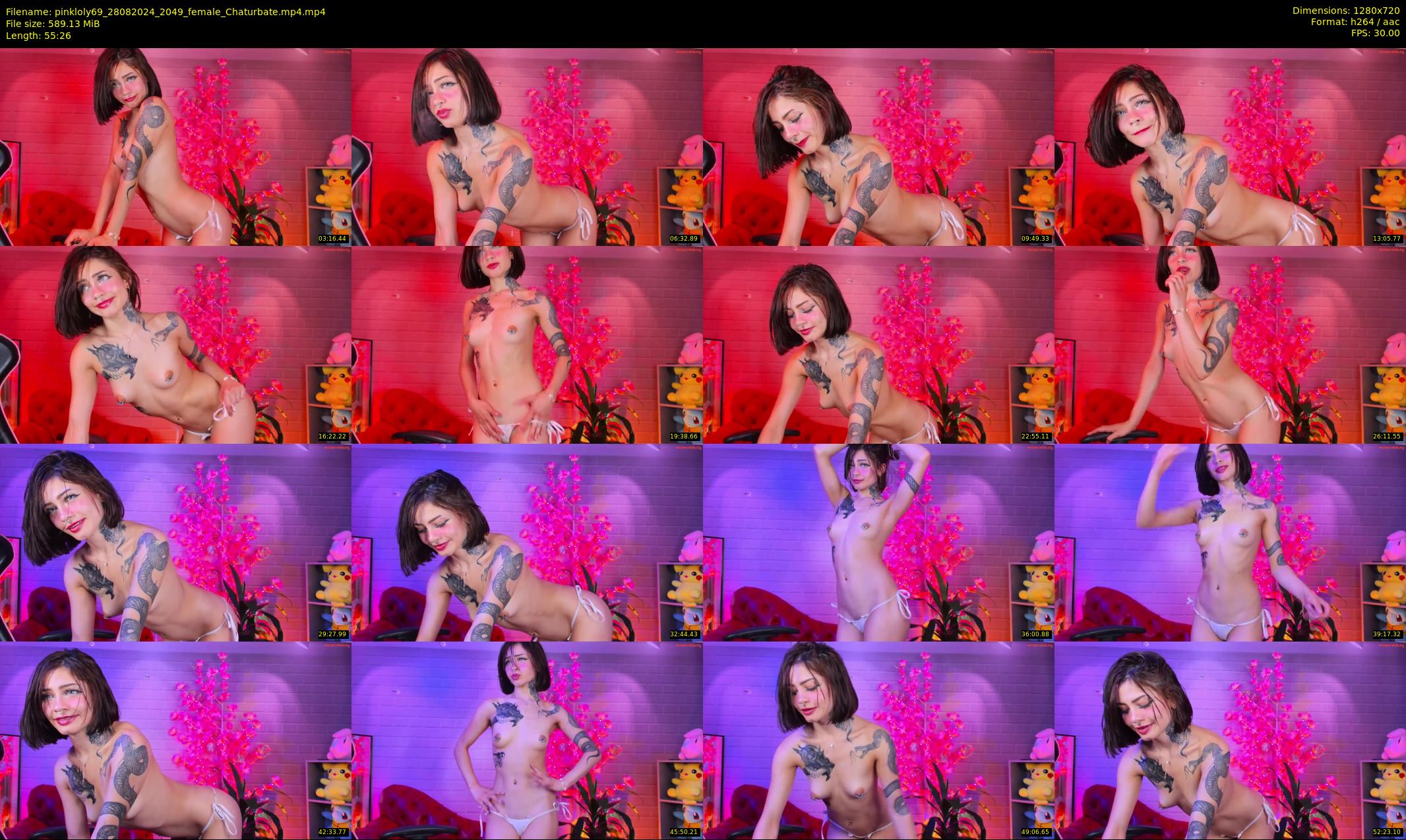 pinkloly69 — 56 minute Chaturbate female cam show recording, 720p, Aug 28, 2024
