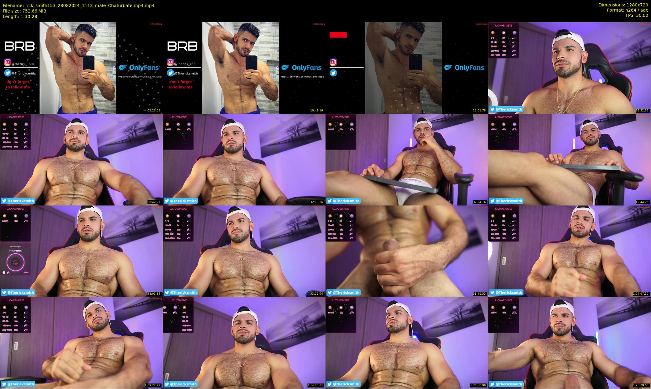 rick_smith153 — 91 minute Chaturbate male cam show recording, 720p, Aug 28, 2024