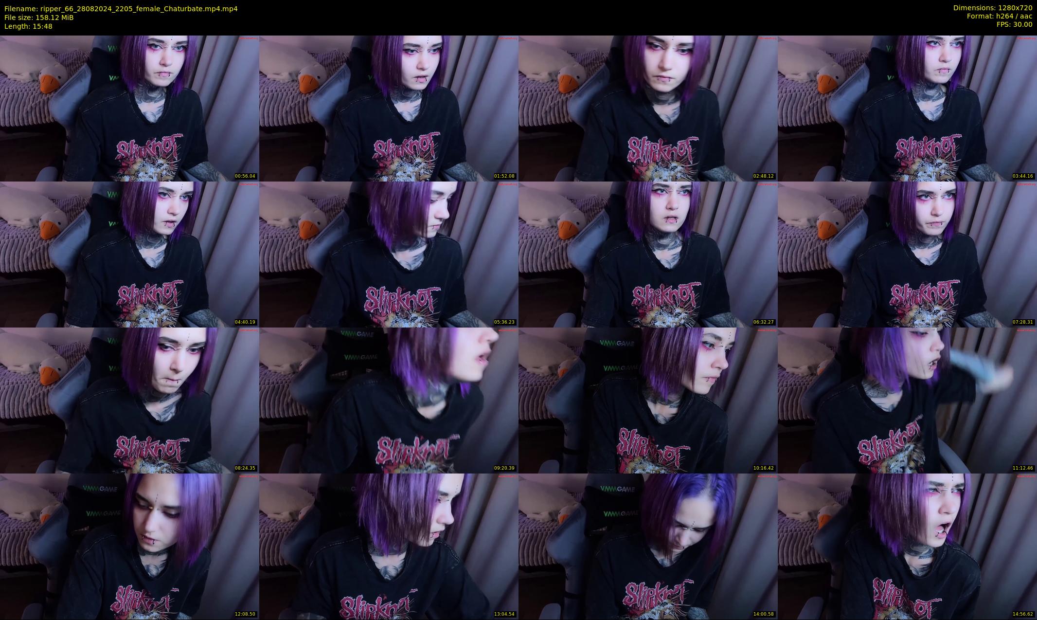ripper_66 — 16 minute Chaturbate female cam show recording, 720p, Aug 28, 2024