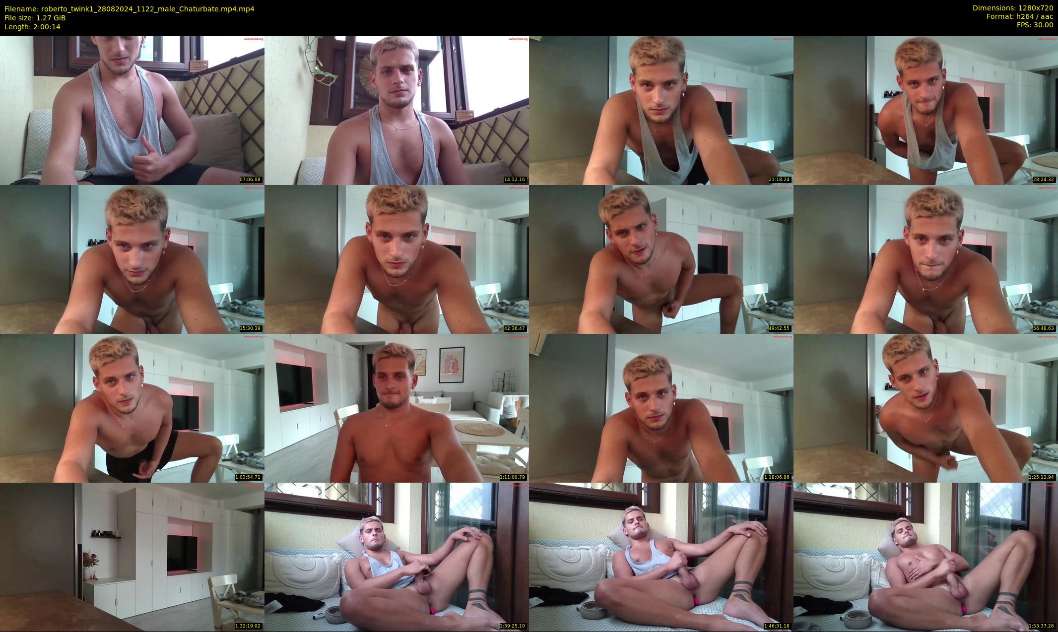 roberto_twink1 — 121 minute Chaturbate male cam show recording, 720p, Aug 28, 2024