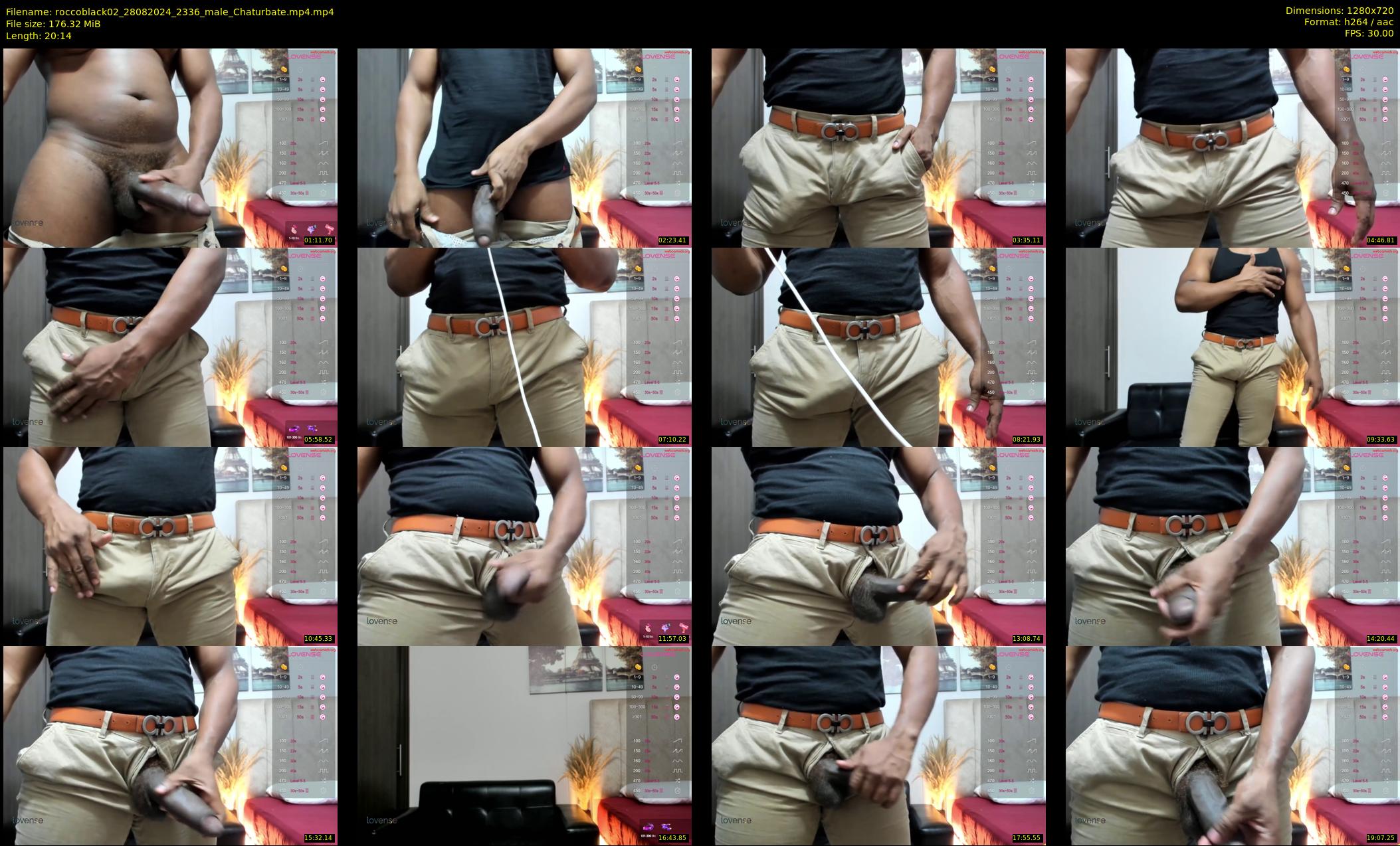 roccoblack02 — 21 minute Chaturbate male cam show recording, 720p, Aug 28, 2024