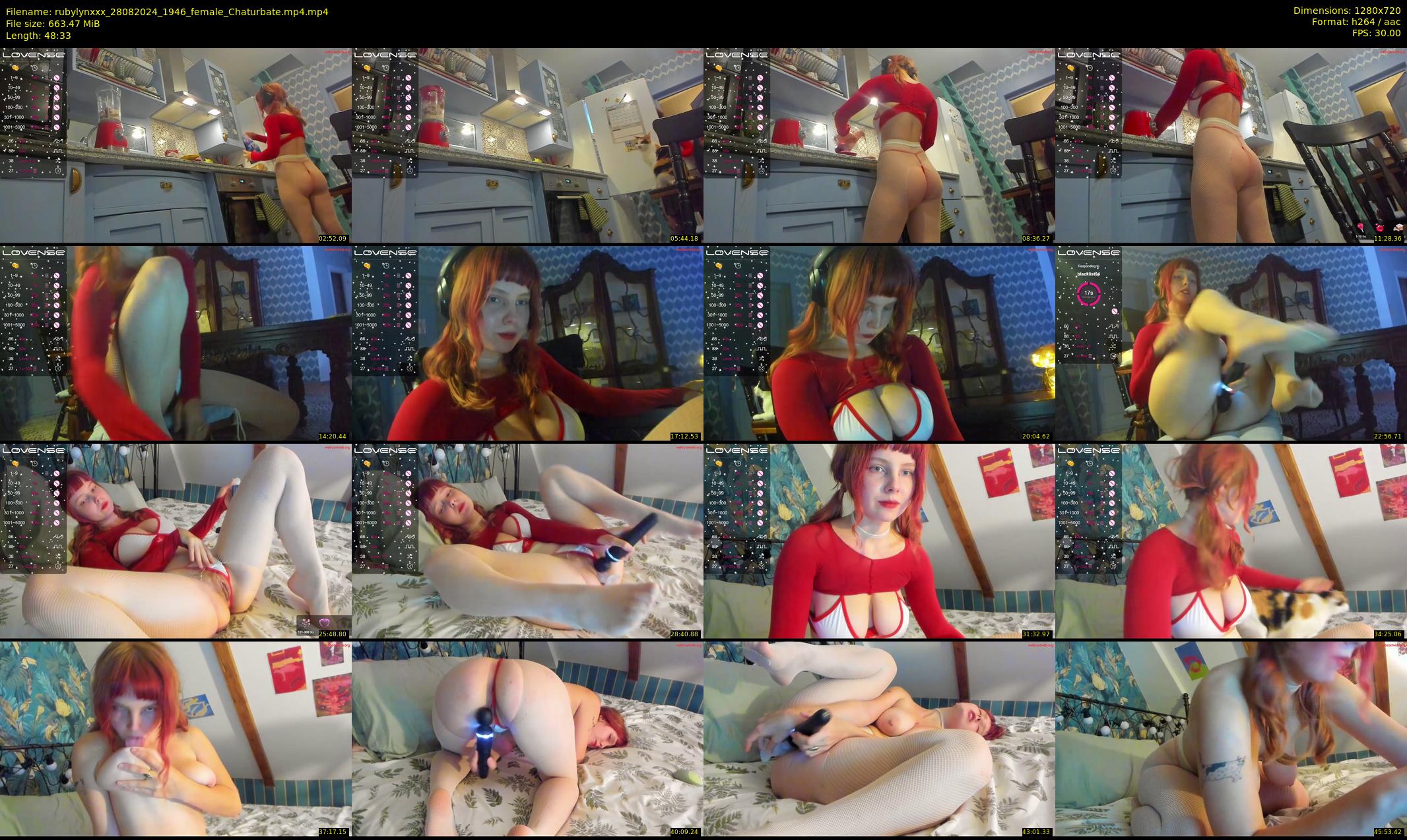 rubylynxxx — 49 minute Chaturbate female cam show recording, 720p, Aug 28, 2024