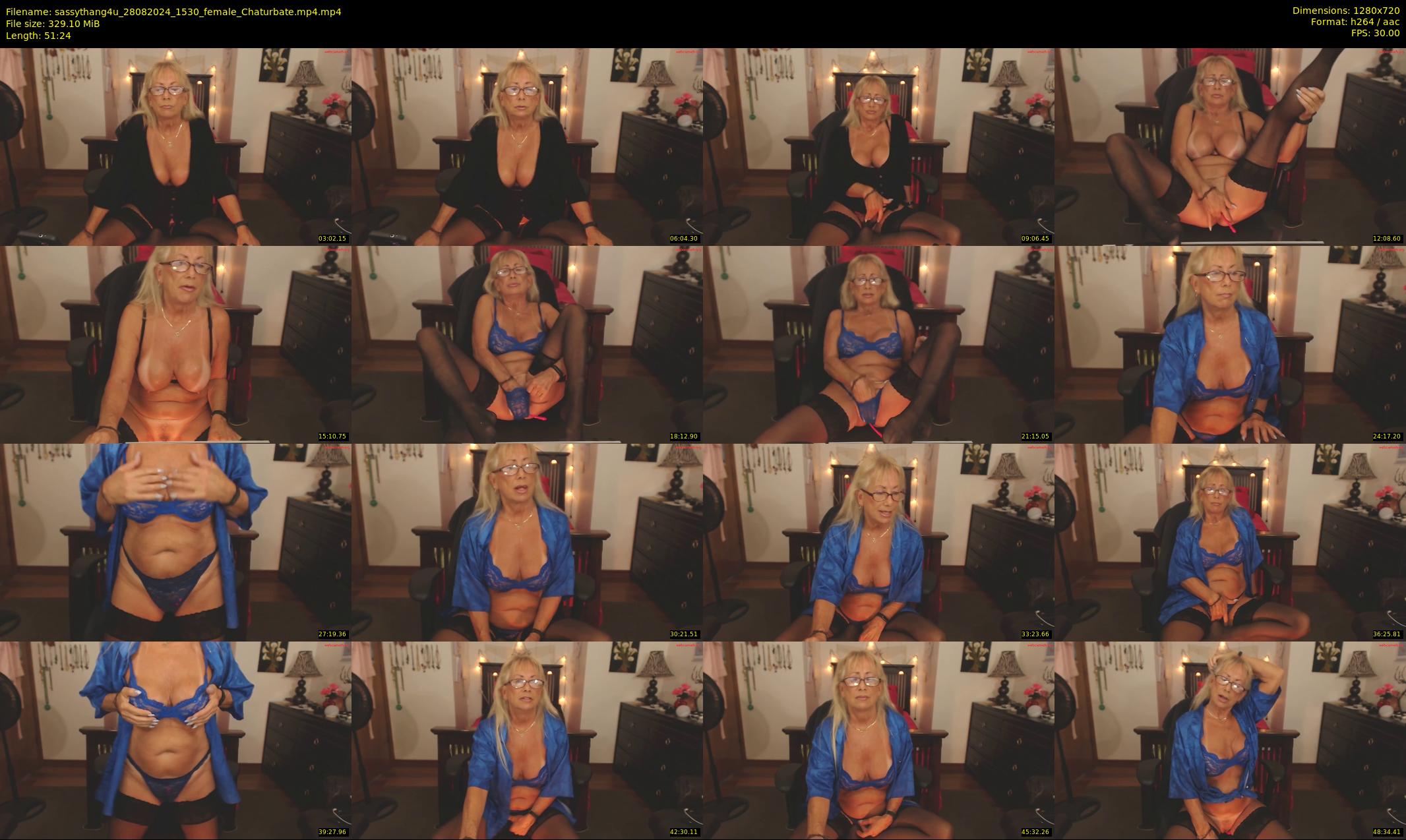 sassythang4u — 52 minute Chaturbate female cam show recording, 720p, Aug 28, 2024