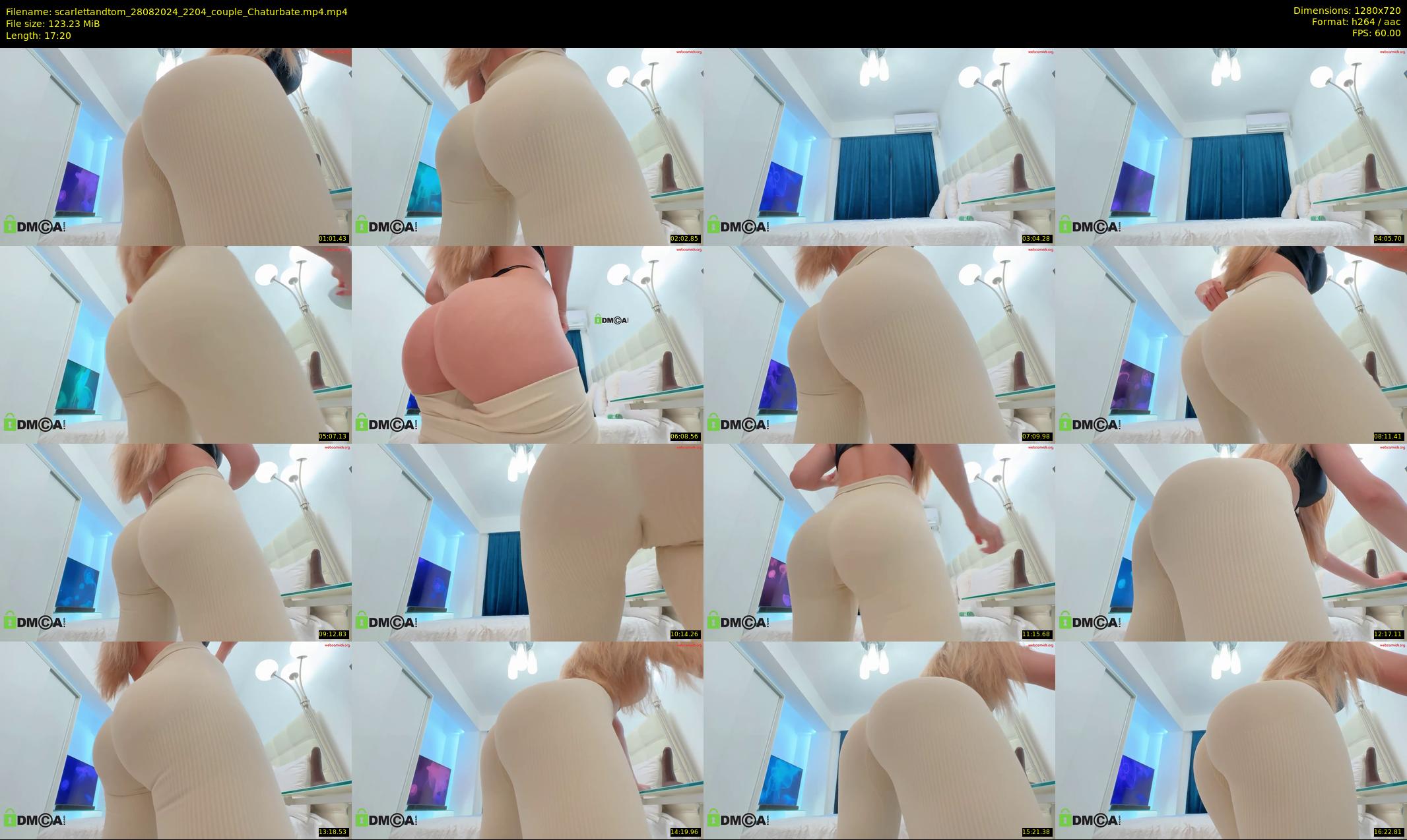 scarlettandtom — 18 minute Chaturbate couple cam show recording, 720p, Aug 28, 2024