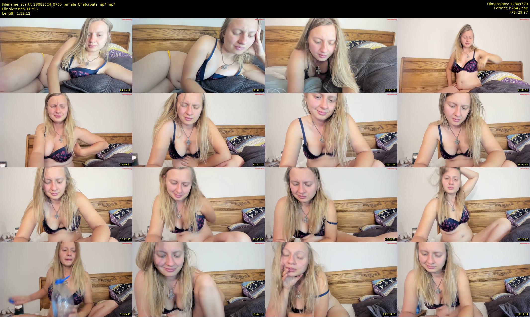 scartit — 73 minute Chaturbate female cam show recording, 720p, Aug 28, 2024