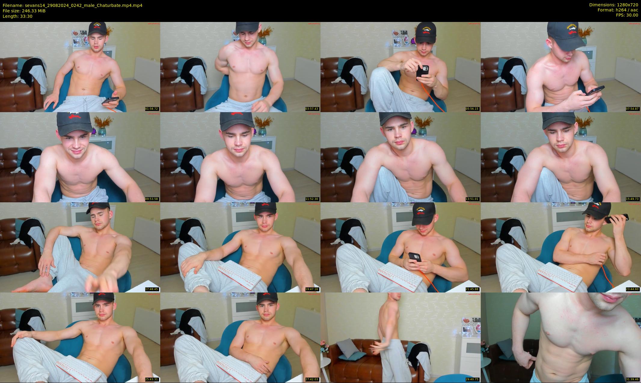 sevans14 — 34 minute Chaturbate male cam show recording, 720p, Aug 29, 2024