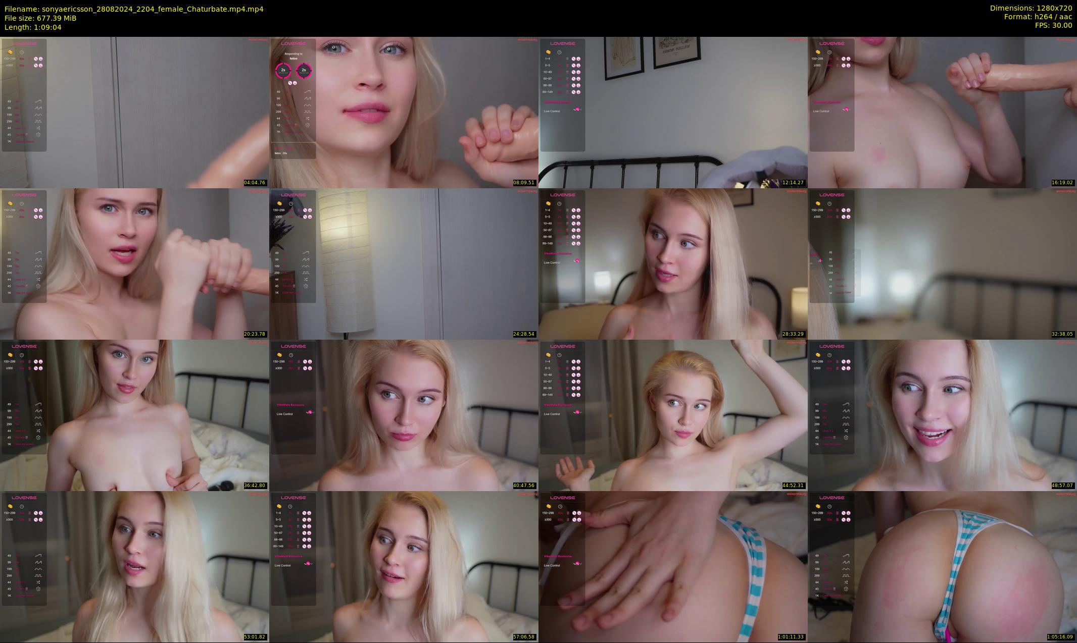 sonyaericsson — 70 minute Chaturbate female cam show recording, 720p, Aug 28, 2024