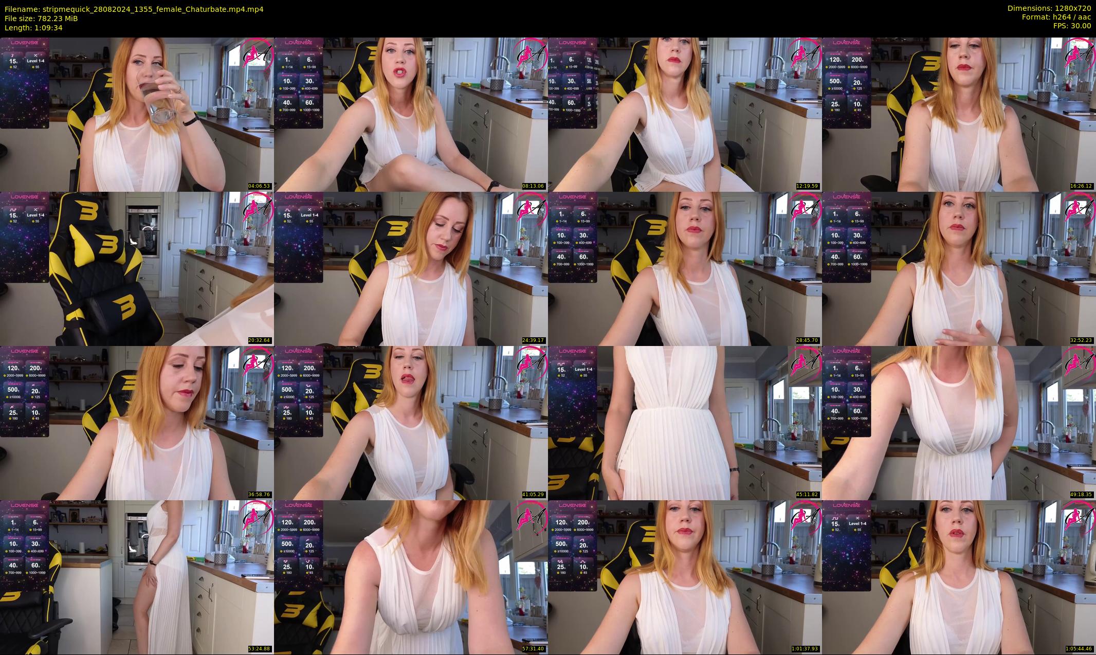 stripmequick — 70 minute Chaturbate female cam show recording, 720p, Aug 28, 2024