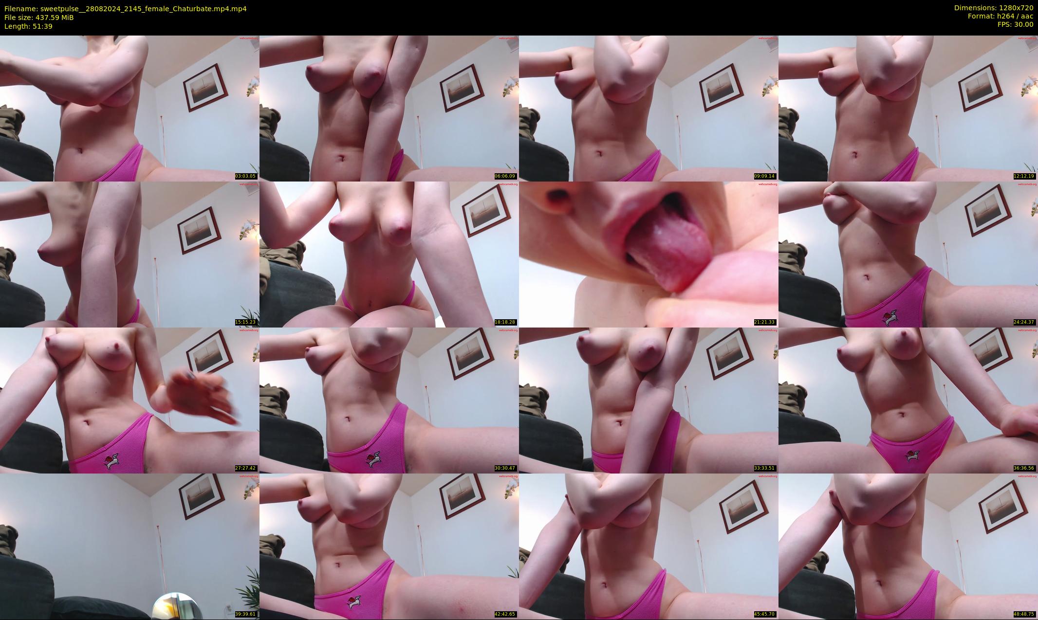 sweetpulse_ — 52 minute Chaturbate female cam show recording, 720p, Aug 28, 2024