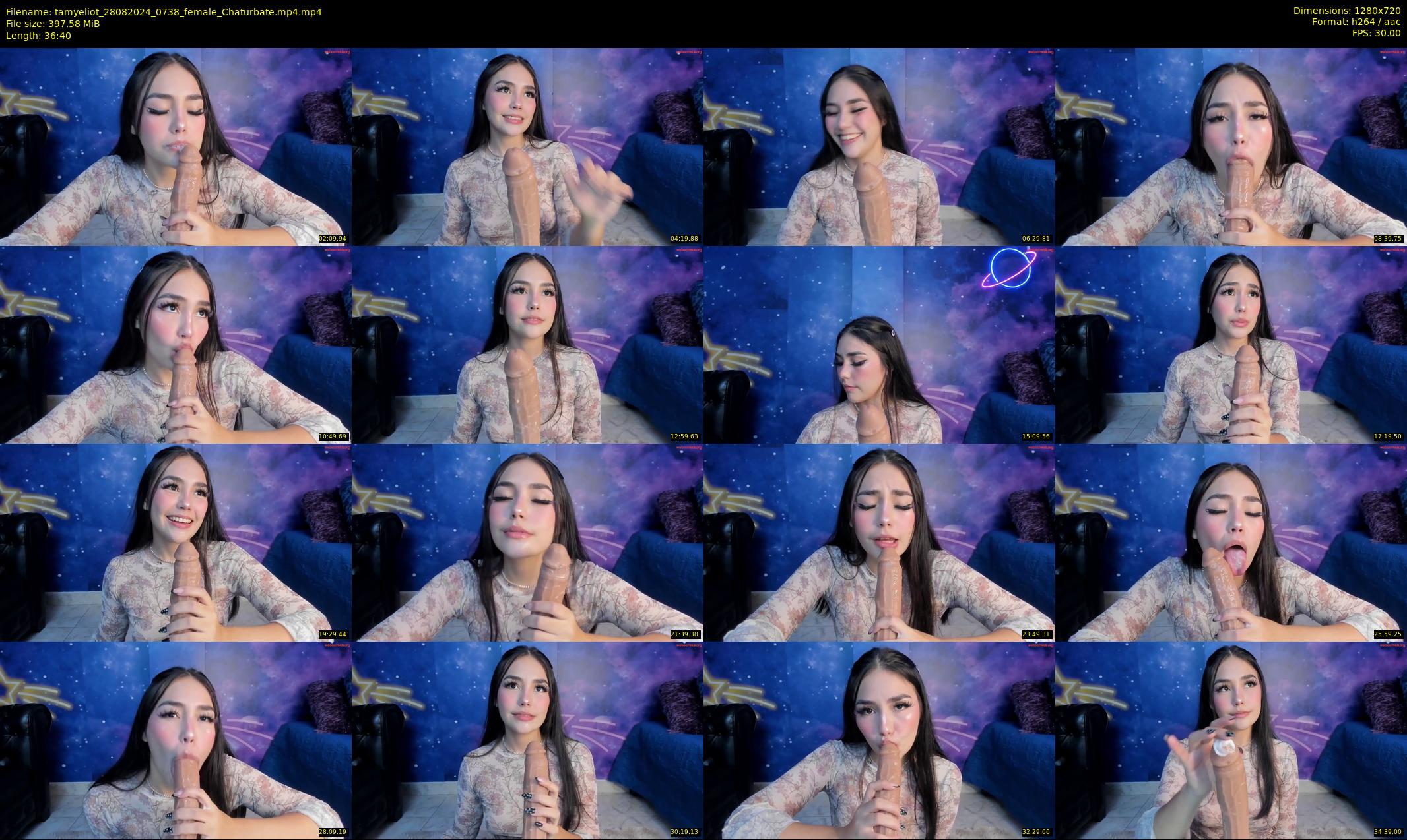 tamyeliot — 37 minute Chaturbate female cam show recording, 720p, Aug 28, 2024
