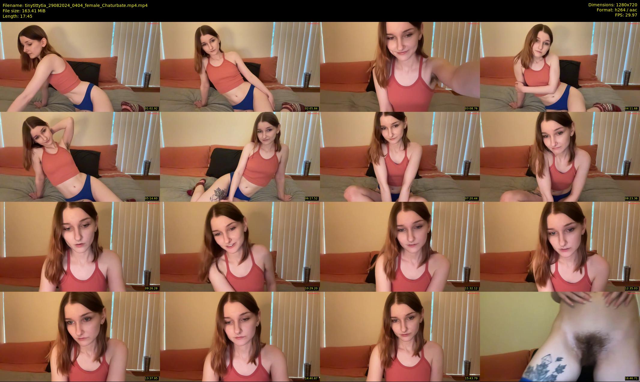 tinytittytia — 18 minute Chaturbate female cam show recording, 720p, Aug 29, 2024