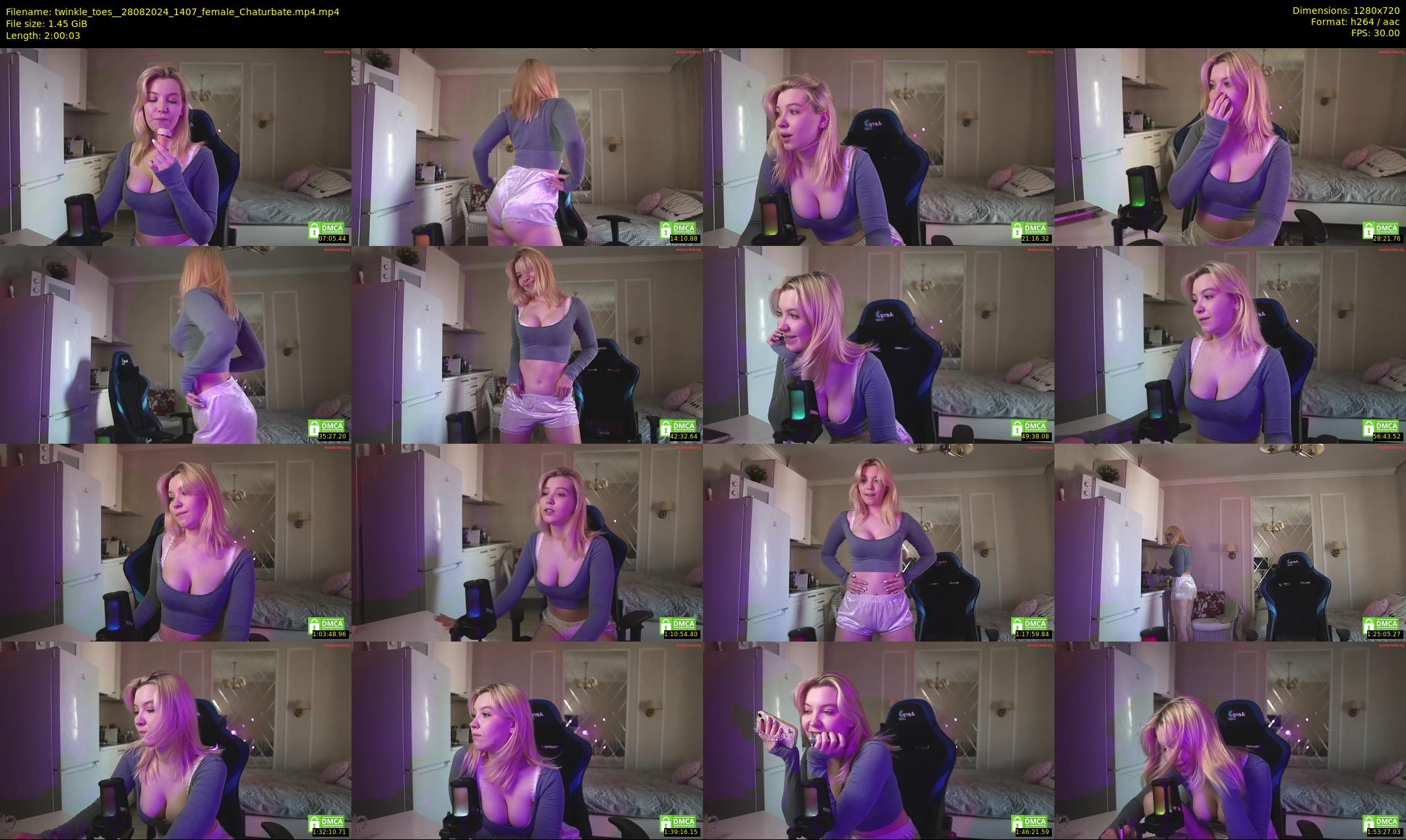 twinkle_toes_ — 121 minute Chaturbate female cam show recording, 720p, Aug 28, 2024