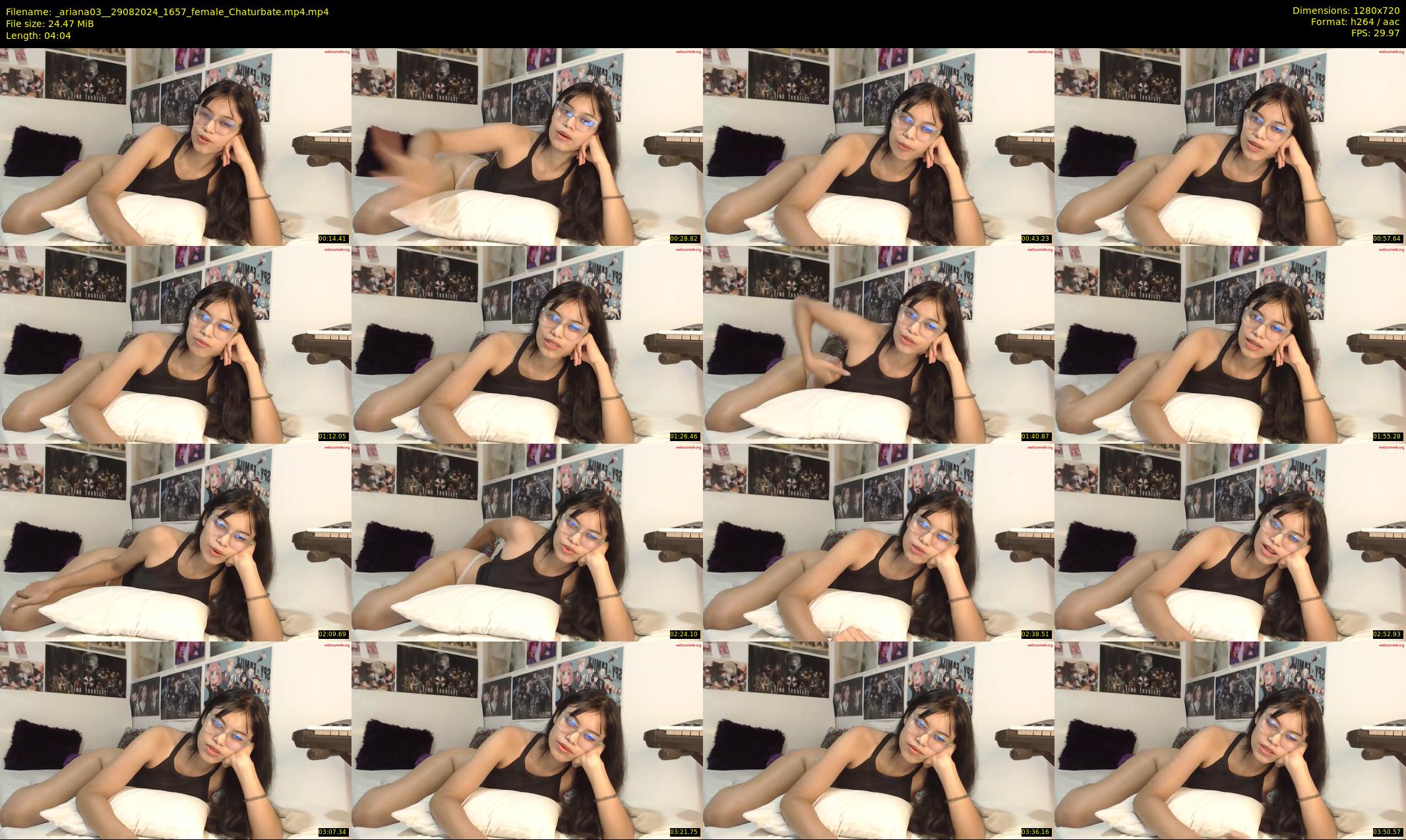 _ariana03_ — 5 minute Chaturbate female cam show recording, 720p, Aug 29, 2024