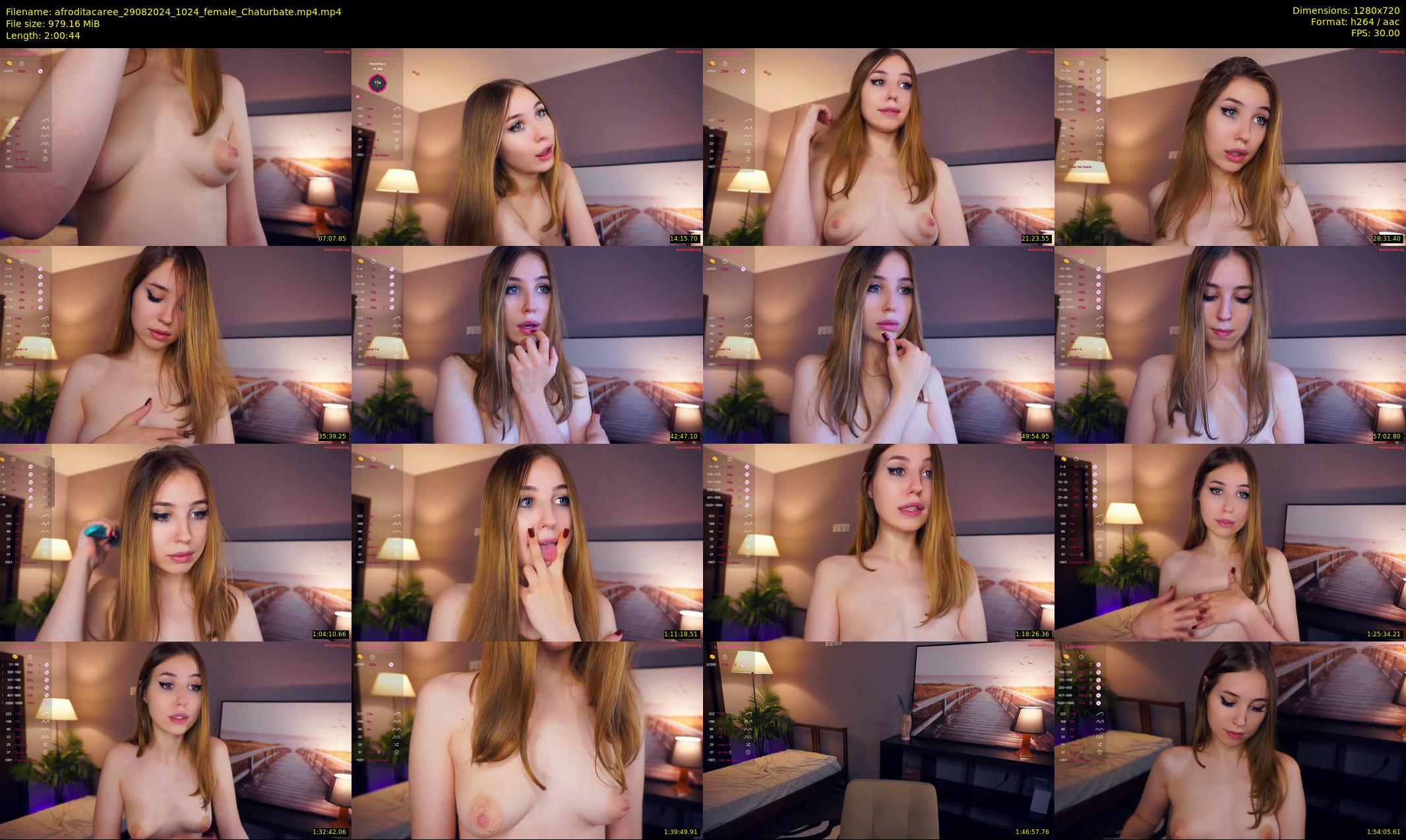 afroditacaree — 121 minute Chaturbate female cam show recording, 720p, Aug 29, 2024