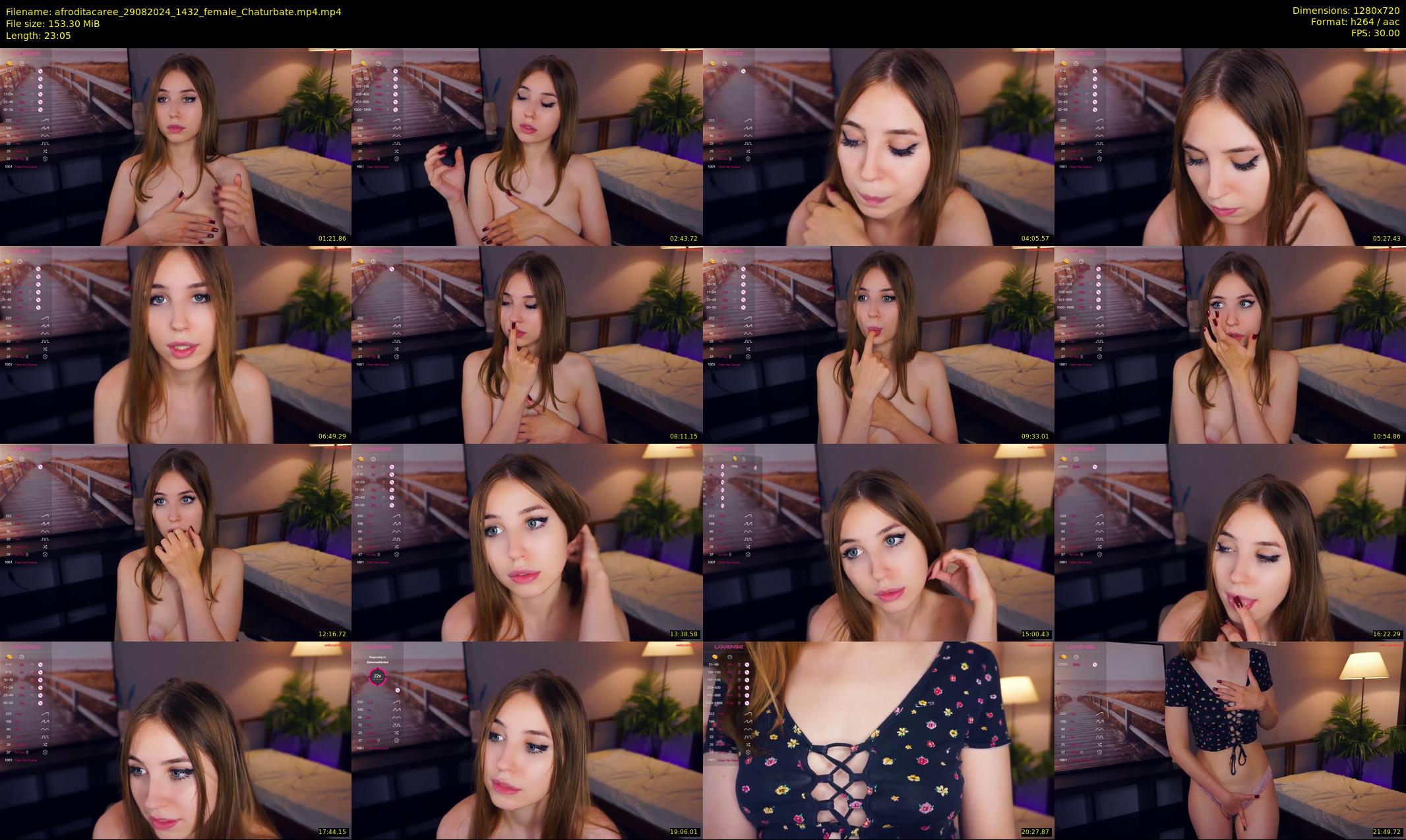 afroditacaree — 24 minute Chaturbate female cam show recording, 720p, Aug 29, 2024