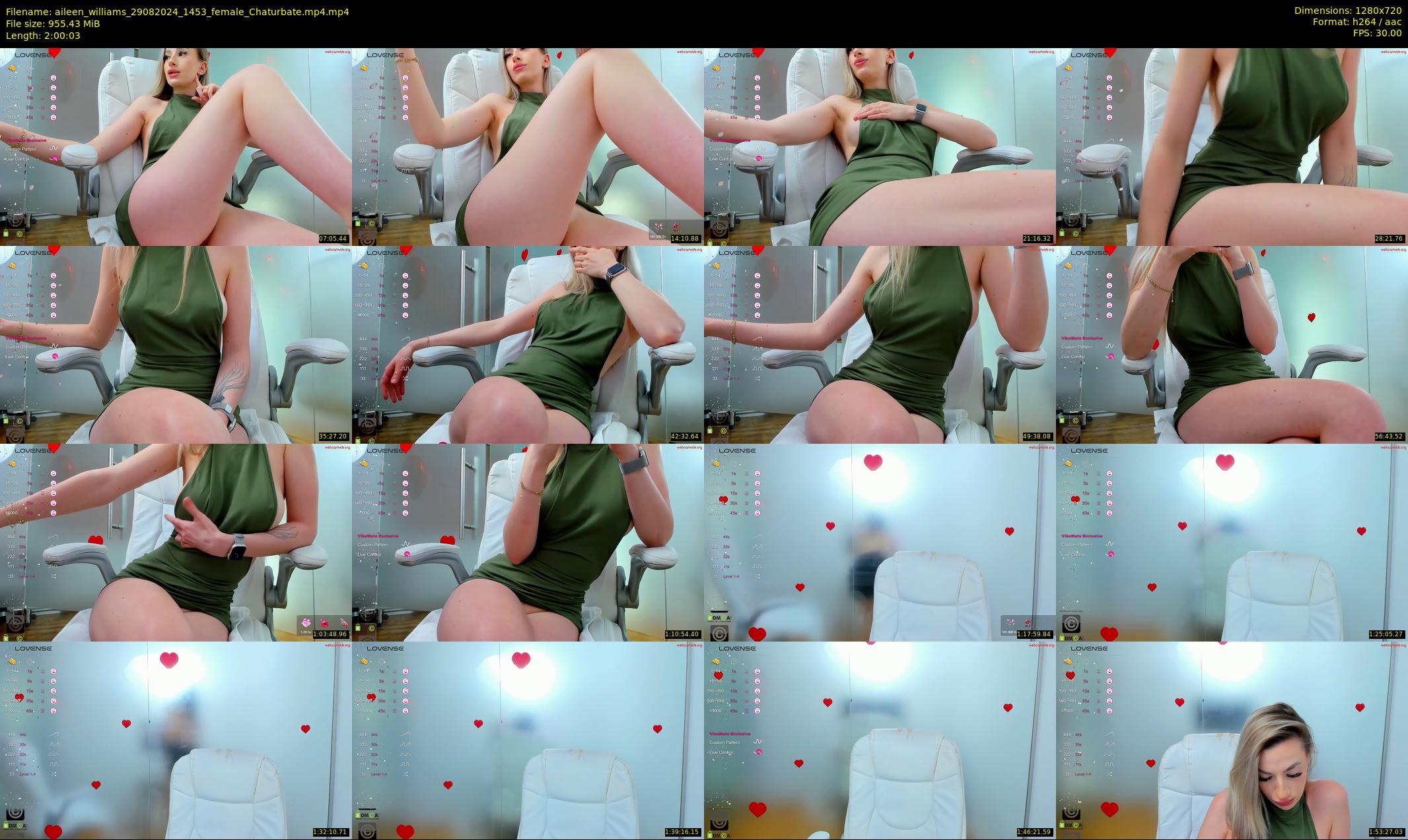 aileen_williams — 121 minute Chaturbate female cam show recording, 720p, Aug 29, 2024