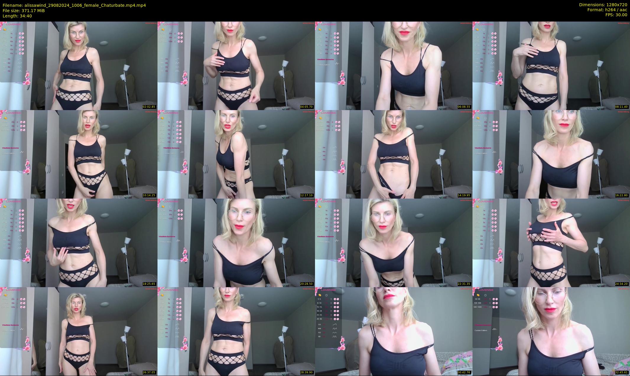 alissawind — 35 minute Chaturbate female cam show recording, 720p, Aug 29, 2024