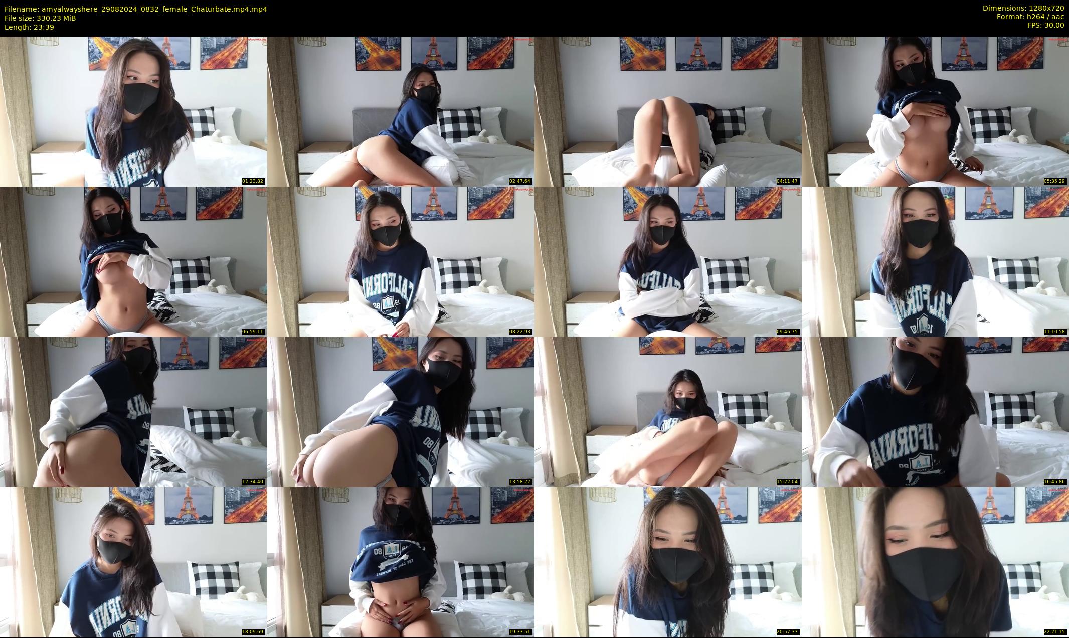 amyalwayshere — 24 minute Chaturbate female cam show recording, 720p, Aug 29, 2024