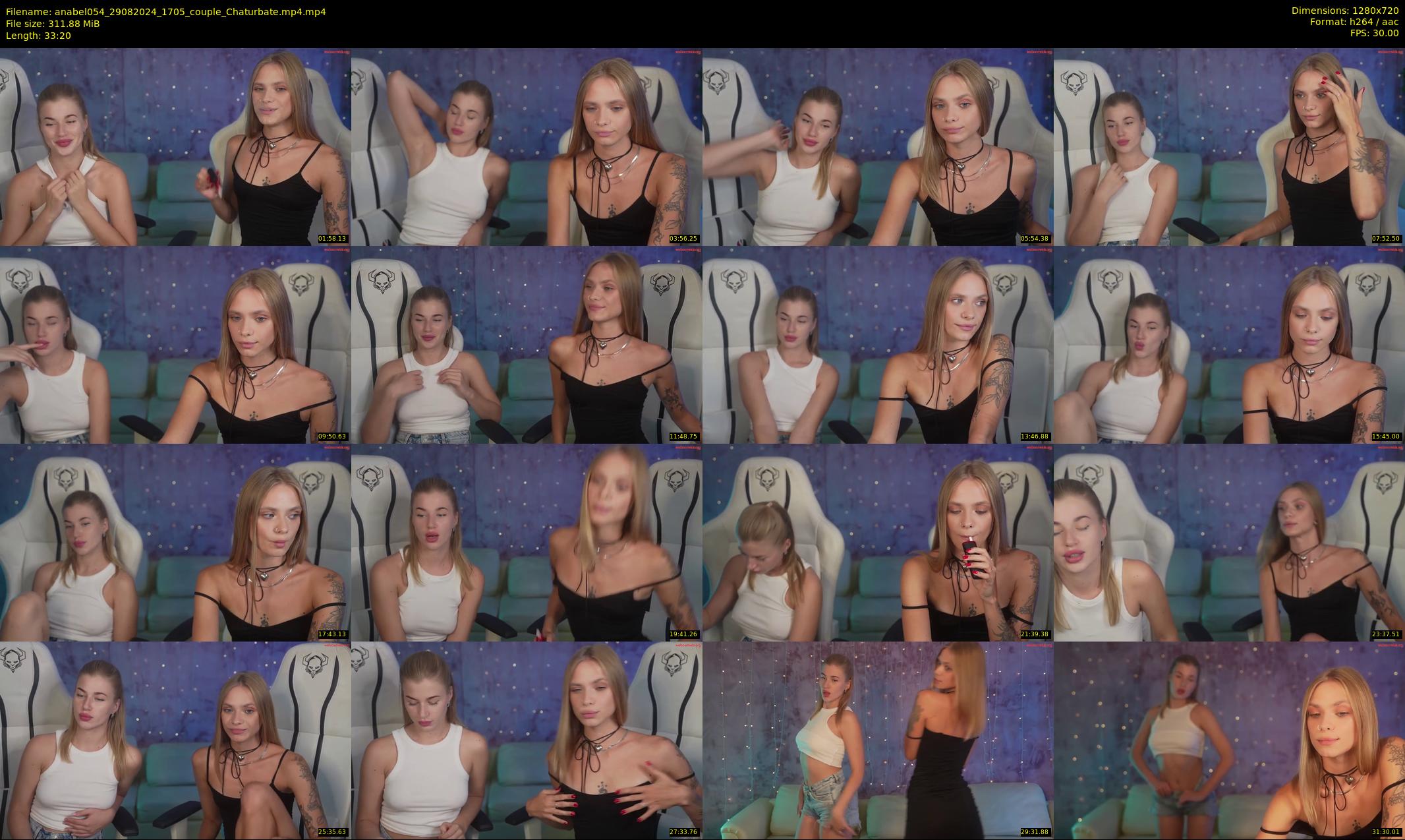 anabel054 — 34 minute Chaturbate female cam show recording, 720p, Aug 29, 2024