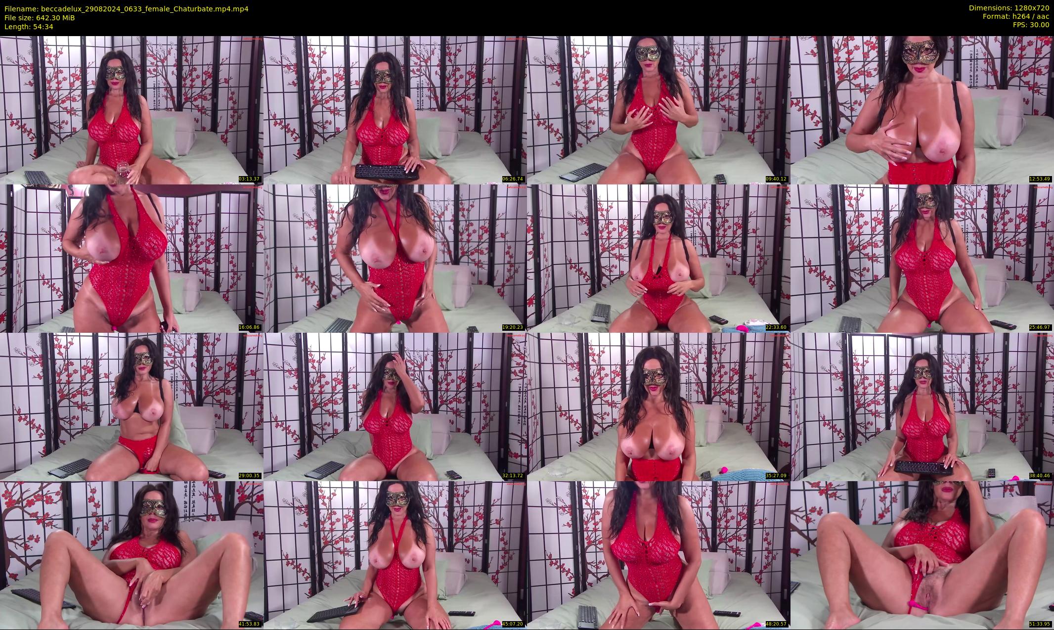 beccadelux — 55 minute Chaturbate female cam show recording, 720p, Aug 29, 2024