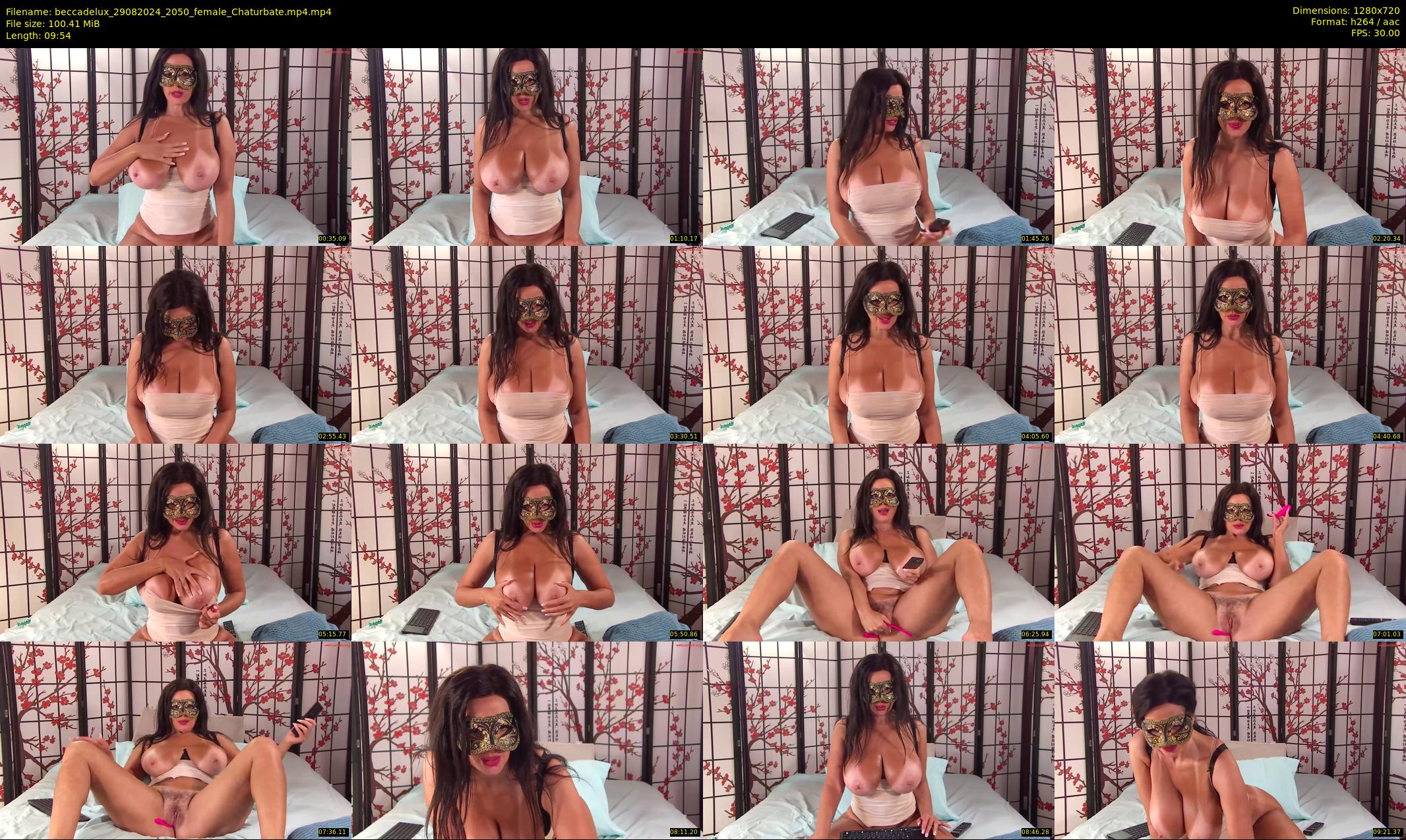 beccadelux — 10 minute Chaturbate female cam show recording, 720p, Aug 29, 2024