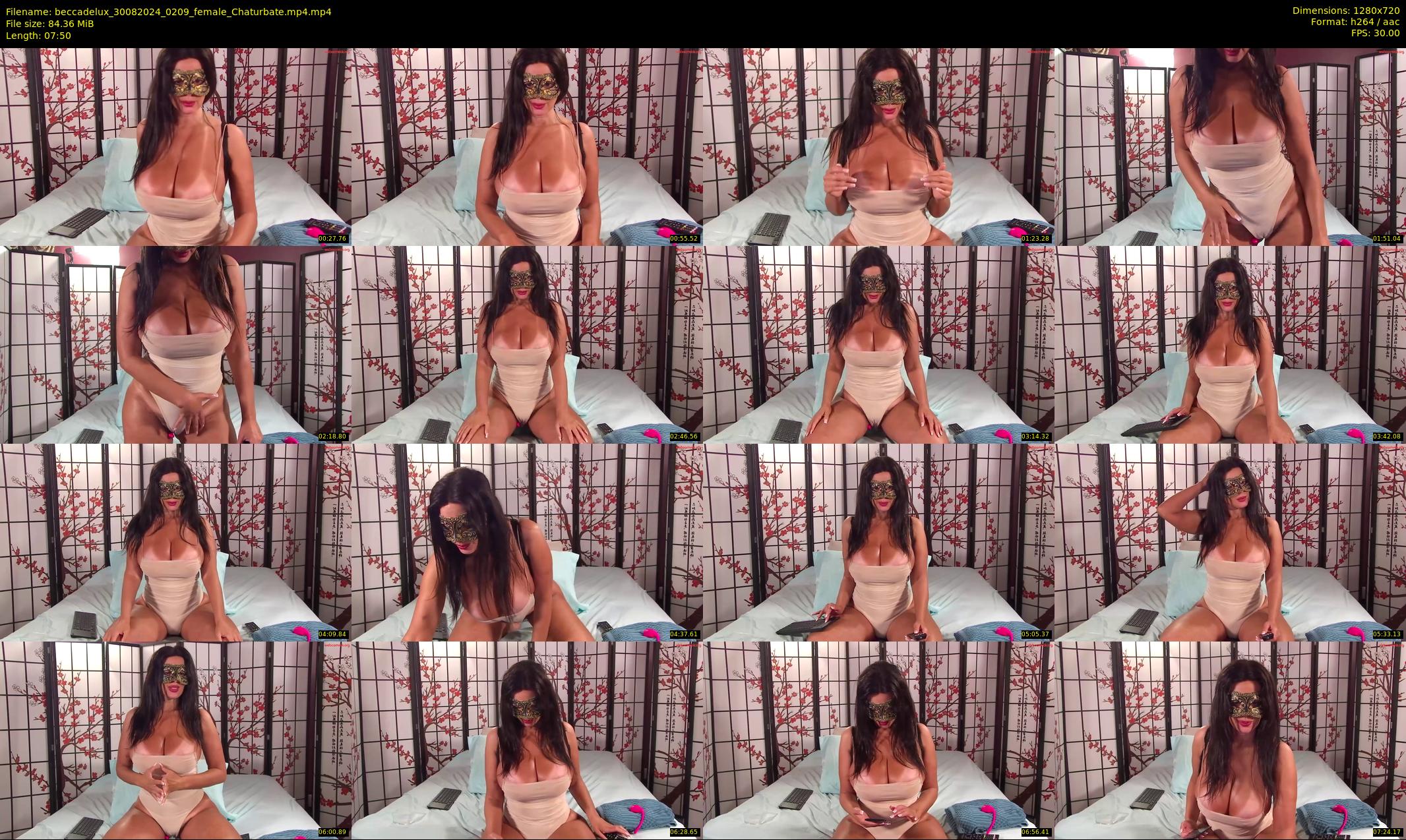beccadelux — 8 minute Chaturbate female cam show recording, 720p, Aug 30, 2024