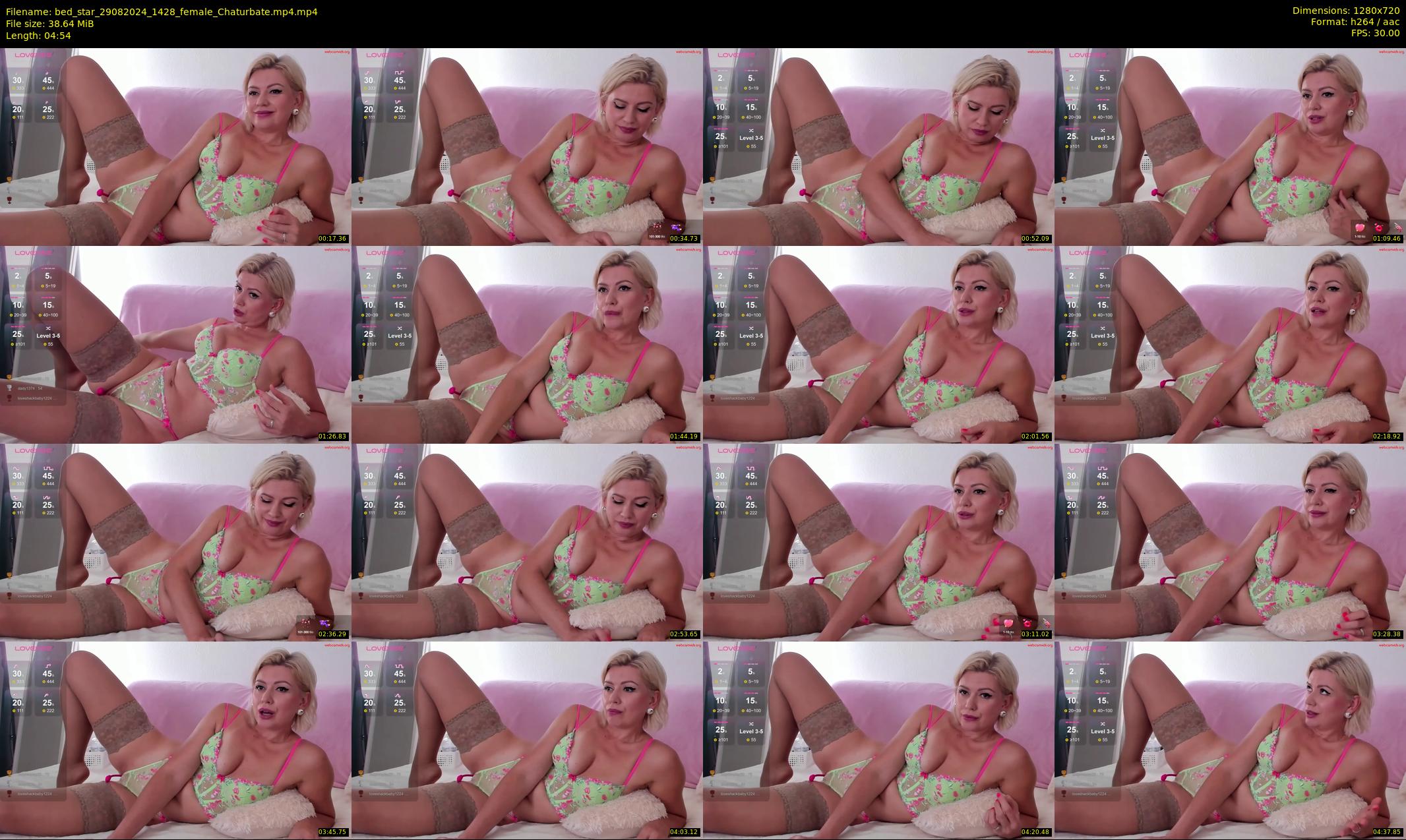 bed_star — 5 minute Chaturbate female cam show recording, 720p, Aug 29, 2024